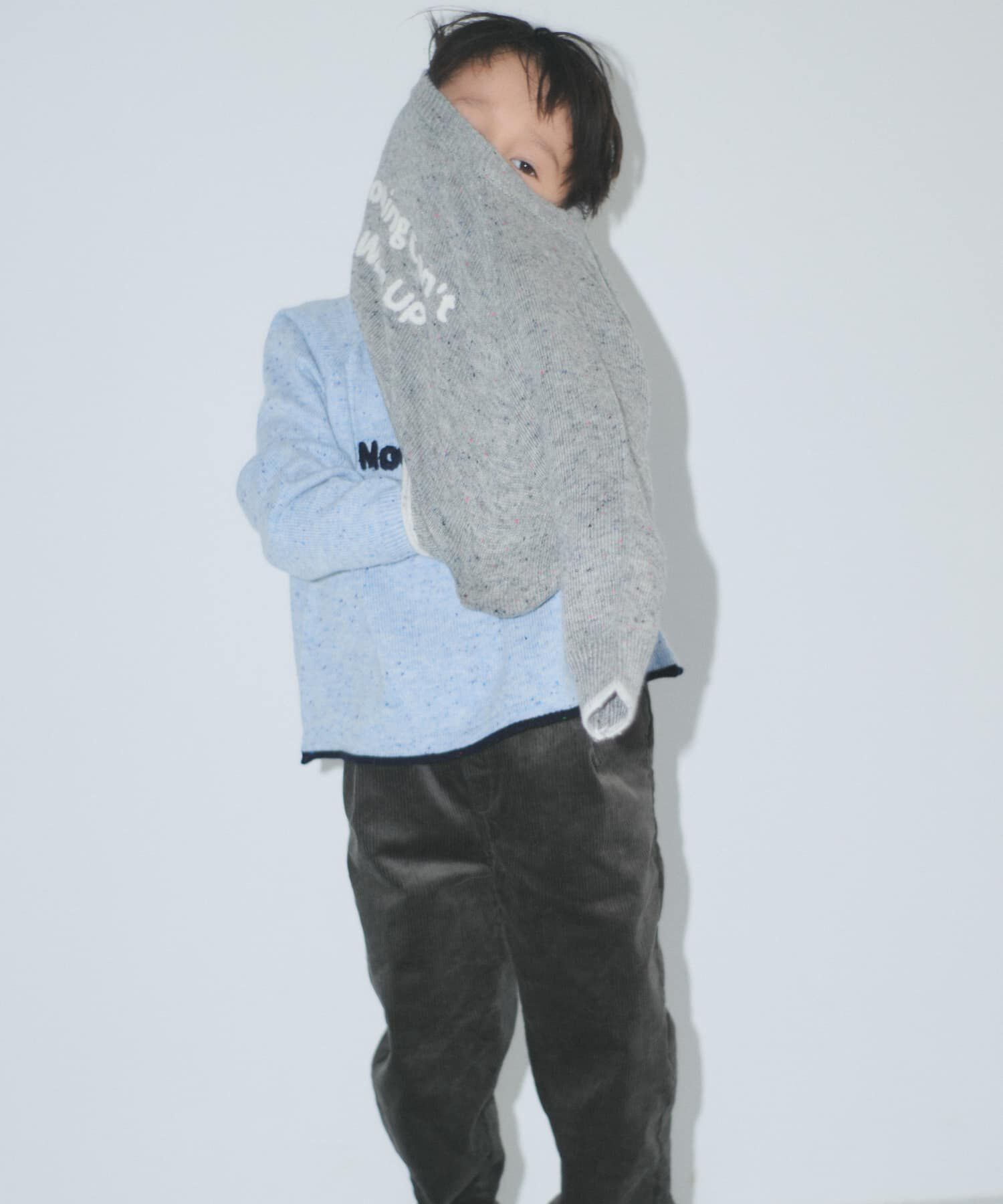 URBAN RESEARCH DOORS「サガラ刺繍ロゴニット(KIDS)」|ニット・セーター|