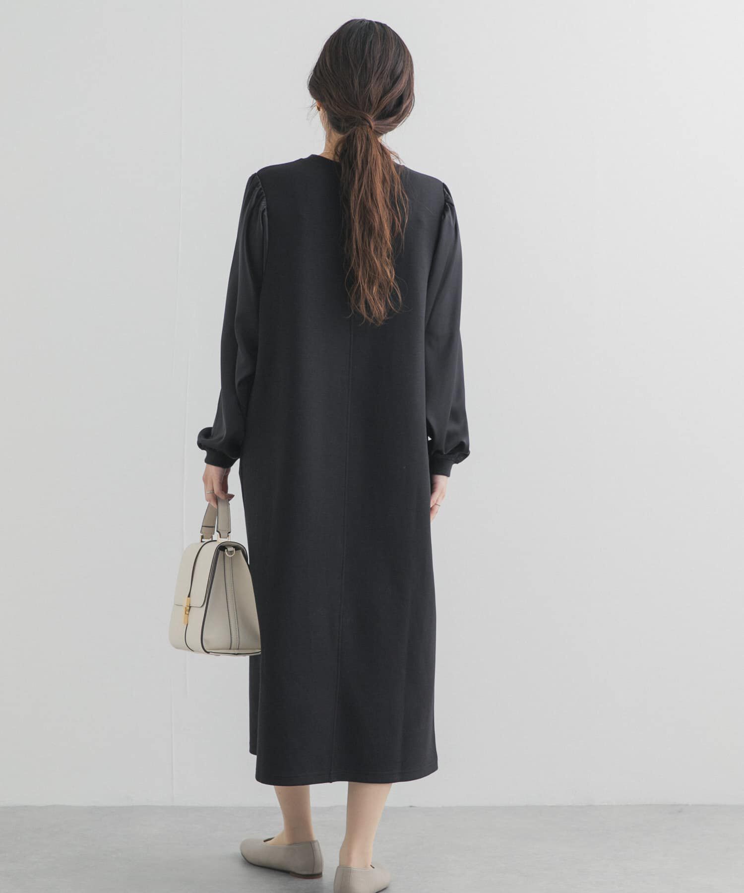 URBAN RESEARCH DOORS「ボリュームスリーブドッキングワンピース」|ワンピース|