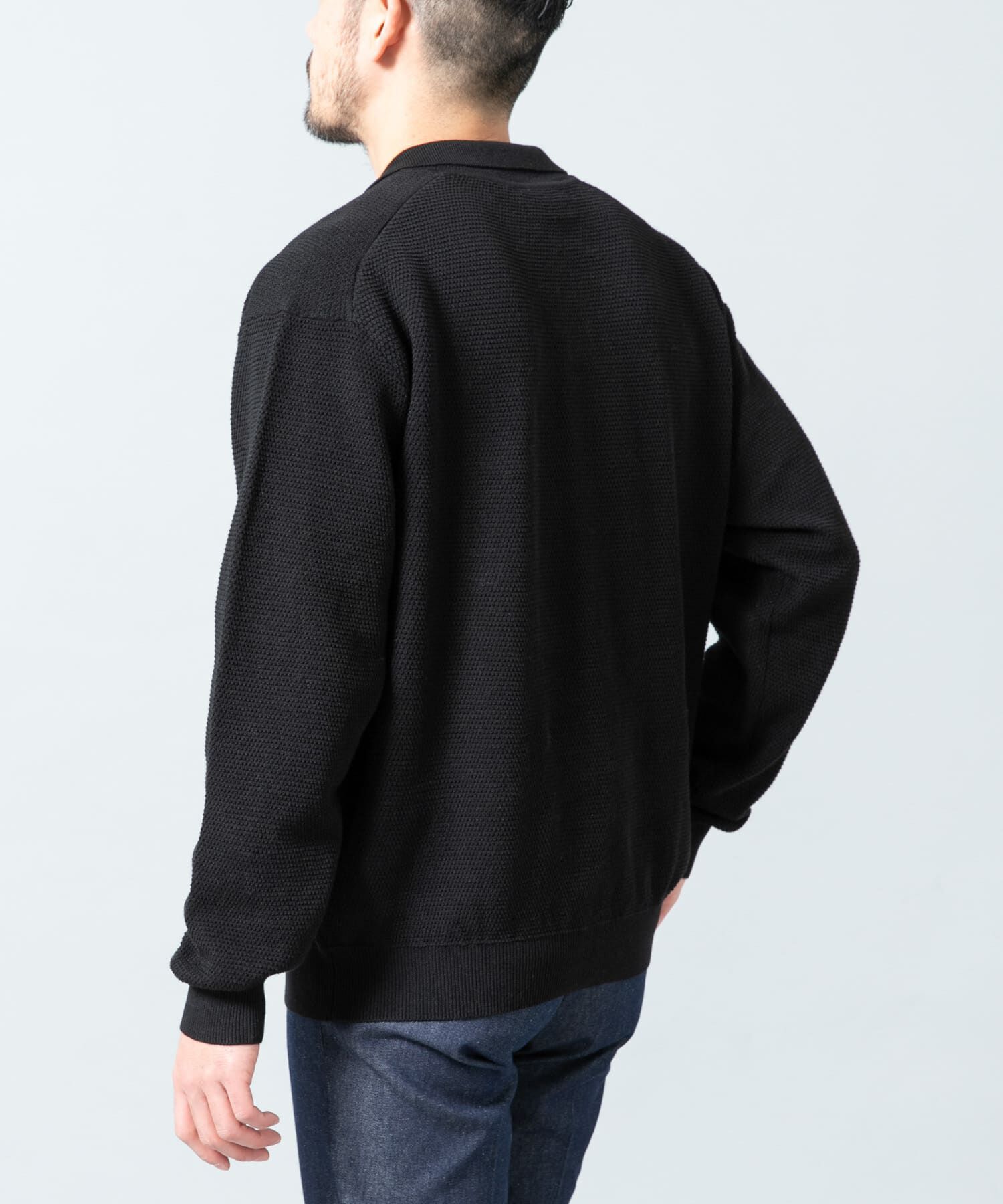 URBAN RESEARCH ROSSO「『WEB限定』変形カノコスキッパーニットポロ」|ニット・セーター|