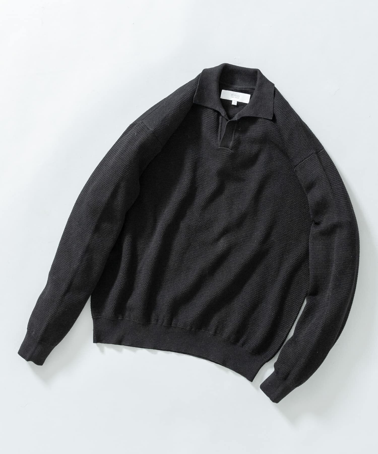 URBAN RESEARCH ROSSO「『WEB限定』変形カノコスキッパーニットポロ」|ニット・セーター|