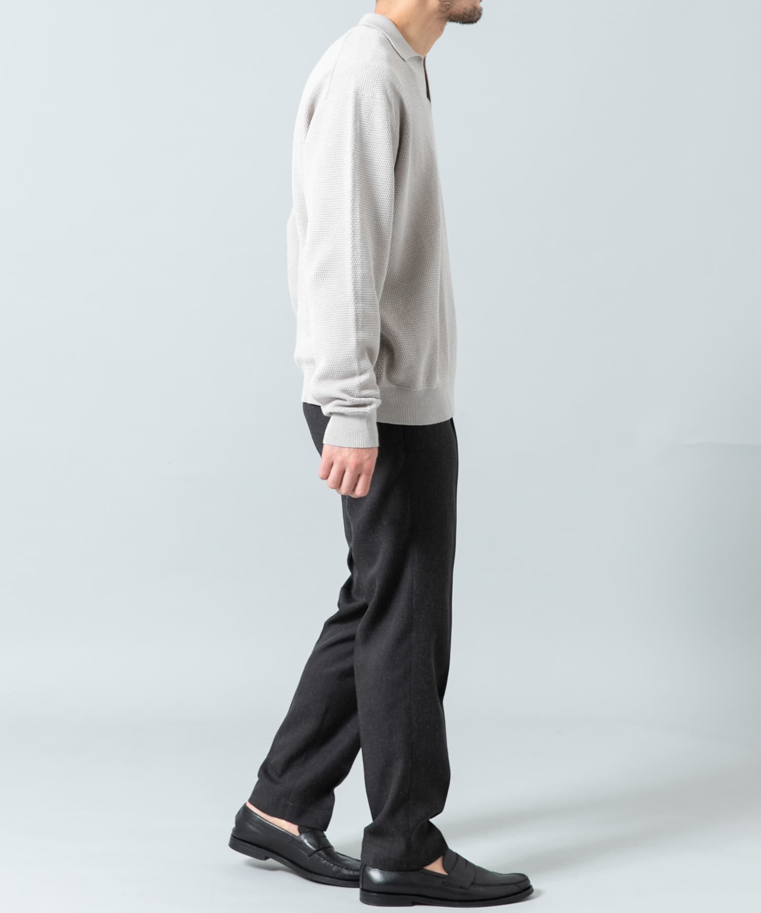 URBAN RESEARCH ROSSO「『WEB限定』変形カノコスキッパーニットポロ」|ニット・セーター|