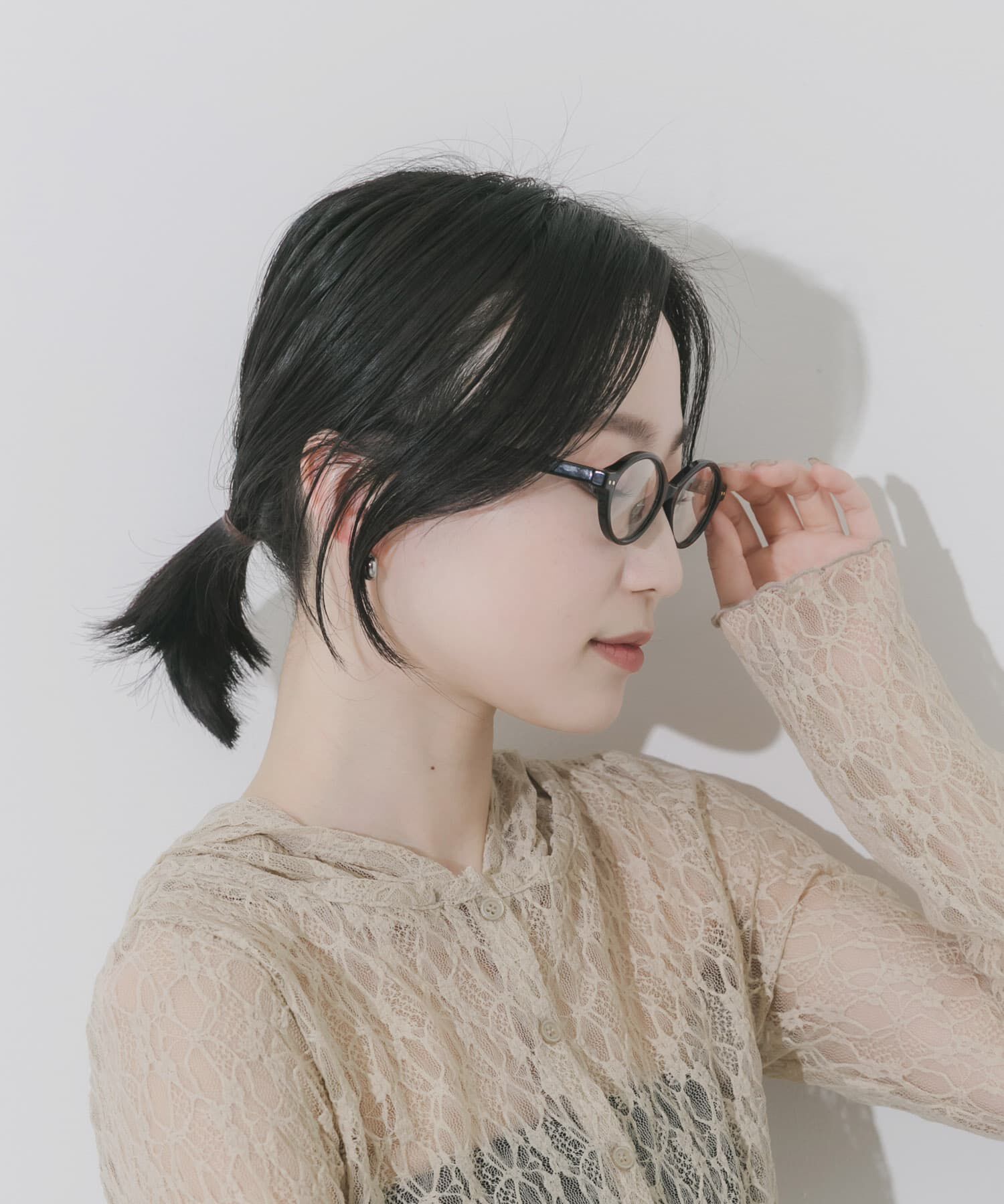 SMELLY「オーバルスリムダテメガネ」|メガネ|