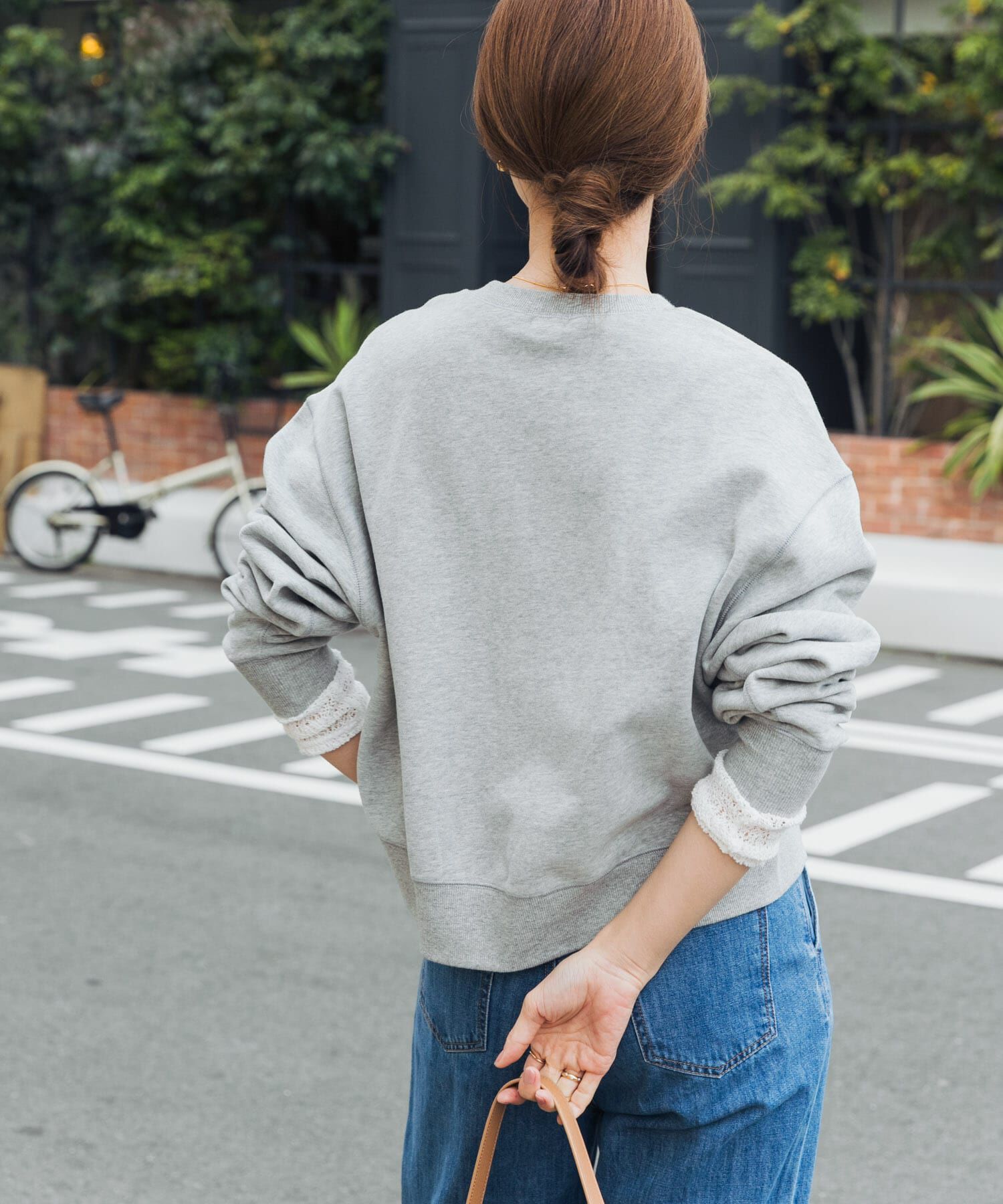 URBAN RESEARCH DOORS「『WEB/一部店舗限定カラー』コットンスウェットジップカーディガン」|カーディガン|