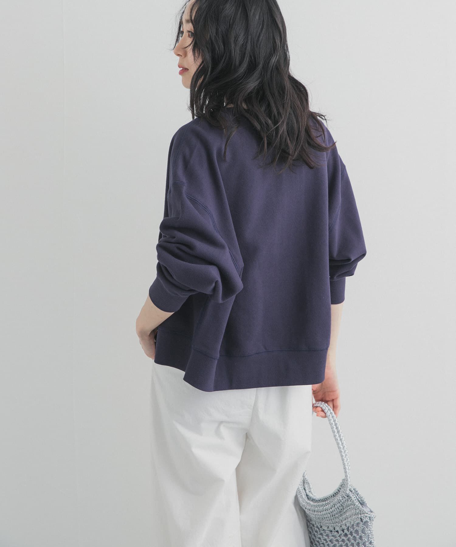 URBAN RESEARCH DOORS「『WEB/一部店舗限定カラー』コットンスウェットジップカーディガン」|カーディガン|