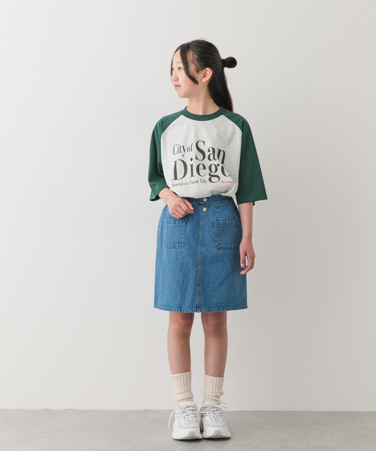 URBAN RESEARCH DOORS「『150サイズ』ロゴプリントラグランTシャツ(KIDS)」|その他|