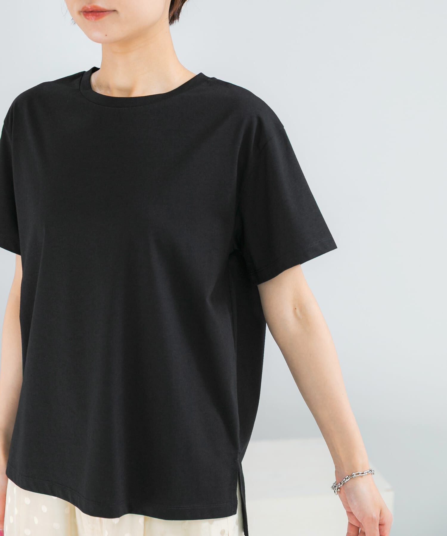 URBAN RESEARCH ROSSO「UVカットアイスコットンカットソー」|Tシャツ・カットソー|