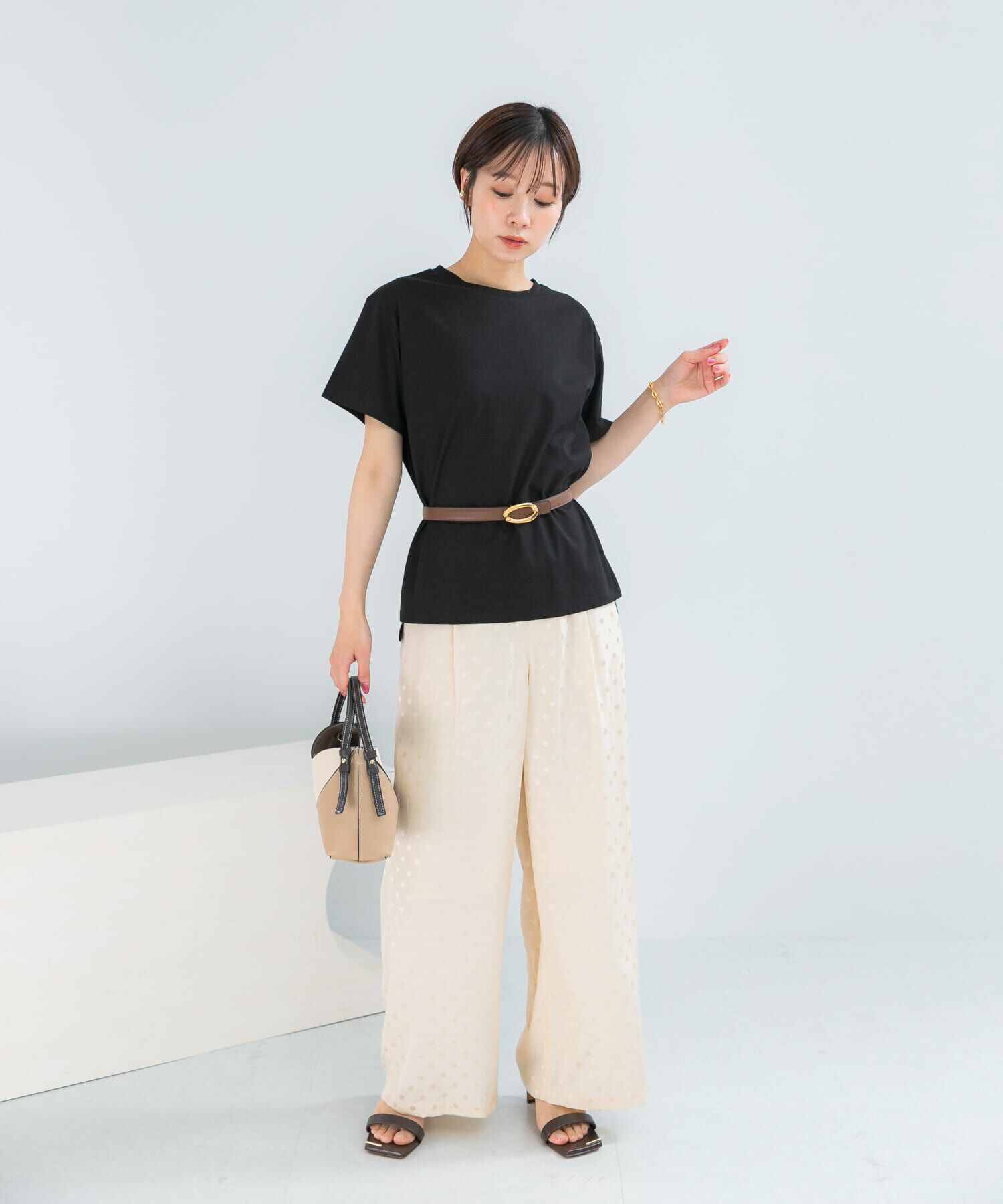 URBAN RESEARCH ROSSO「UVカットアイスコットンカットソー」|Tシャツ・カットソー|