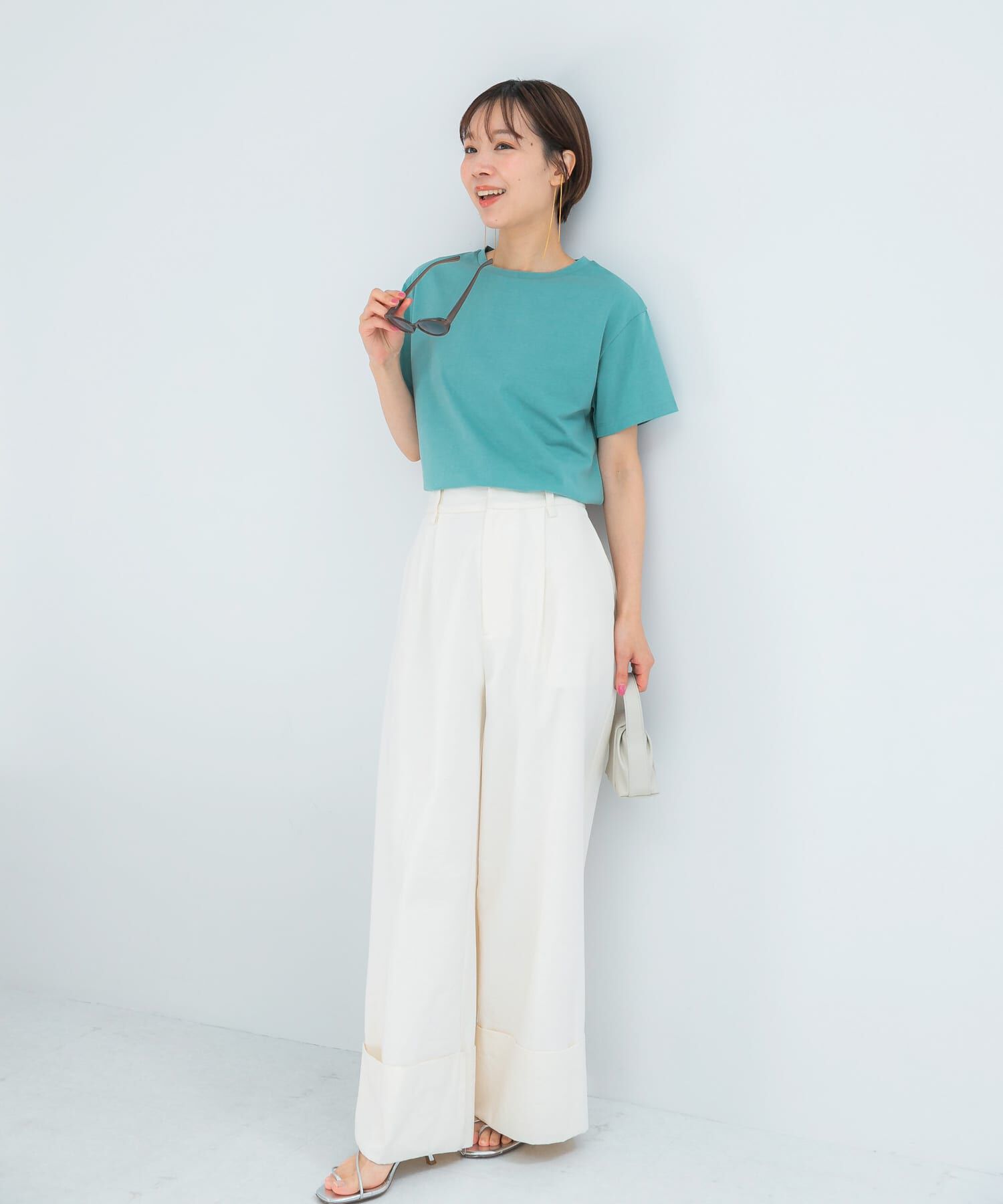 URBAN RESEARCH ROSSO「UVカットアイスコットンカットソー」|Tシャツ・カットソー|