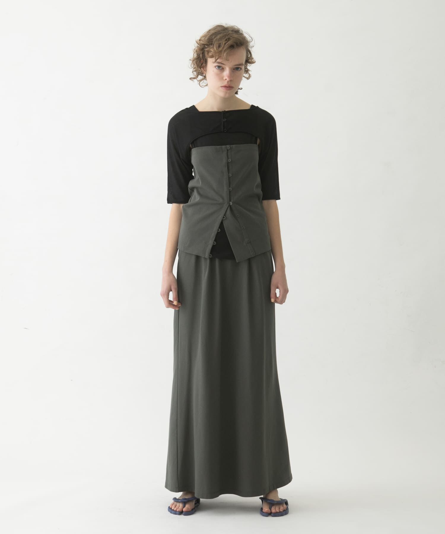 LAATO「flare long  skirt  set」|スカート|