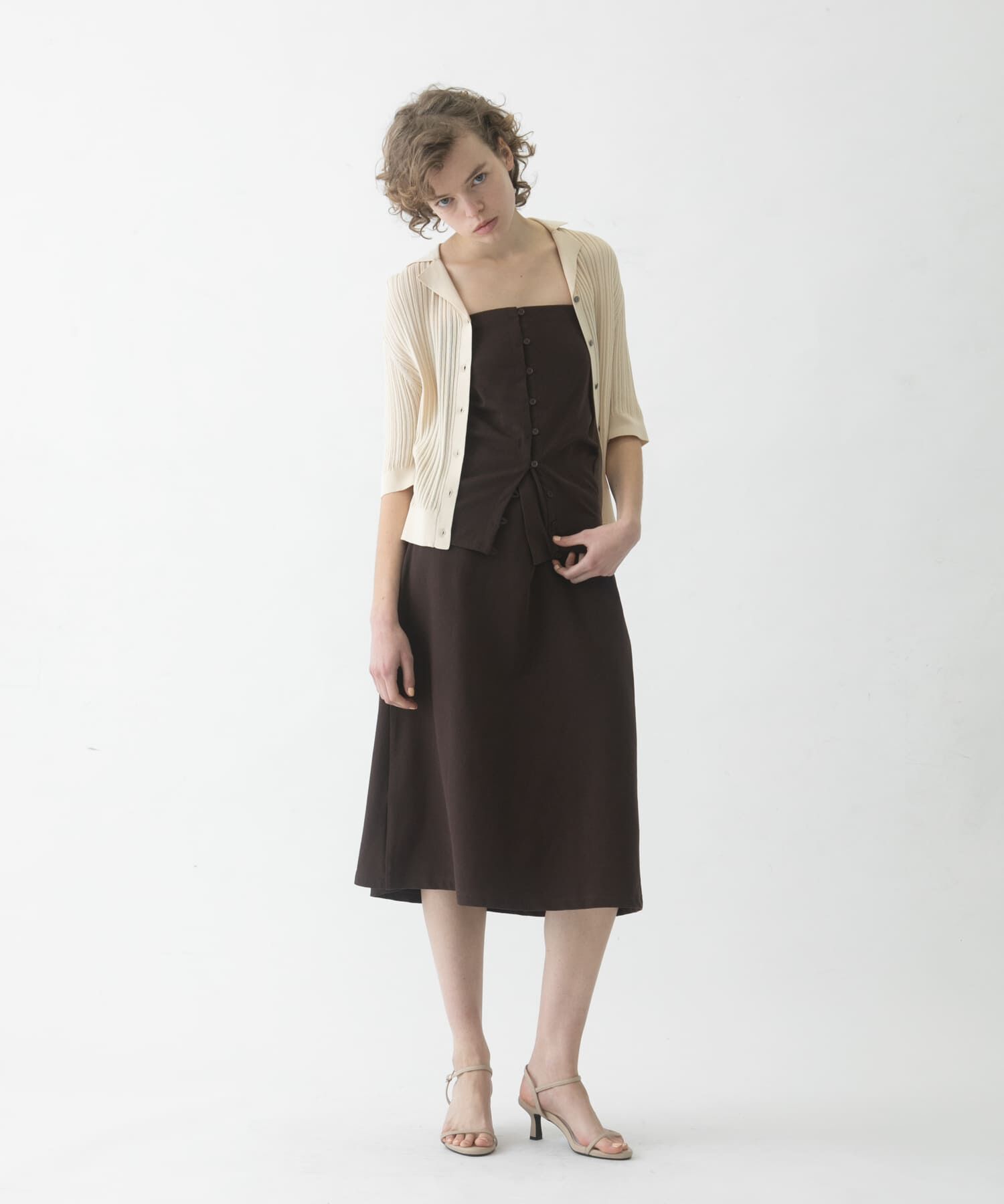 LAATO「flare long  skirt  set」|スカート|
