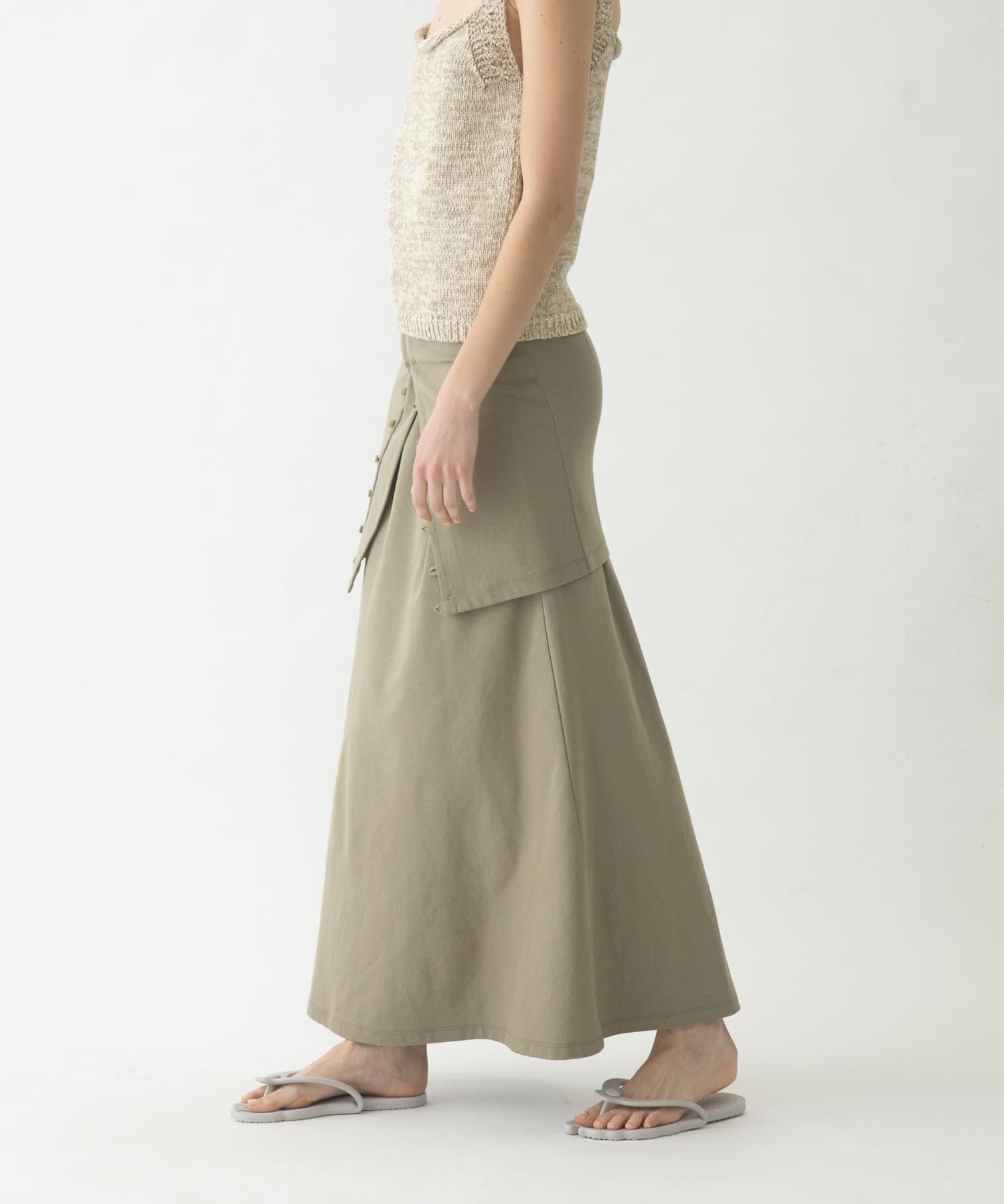 LAATO「flare long  skirt  set」|スカート|