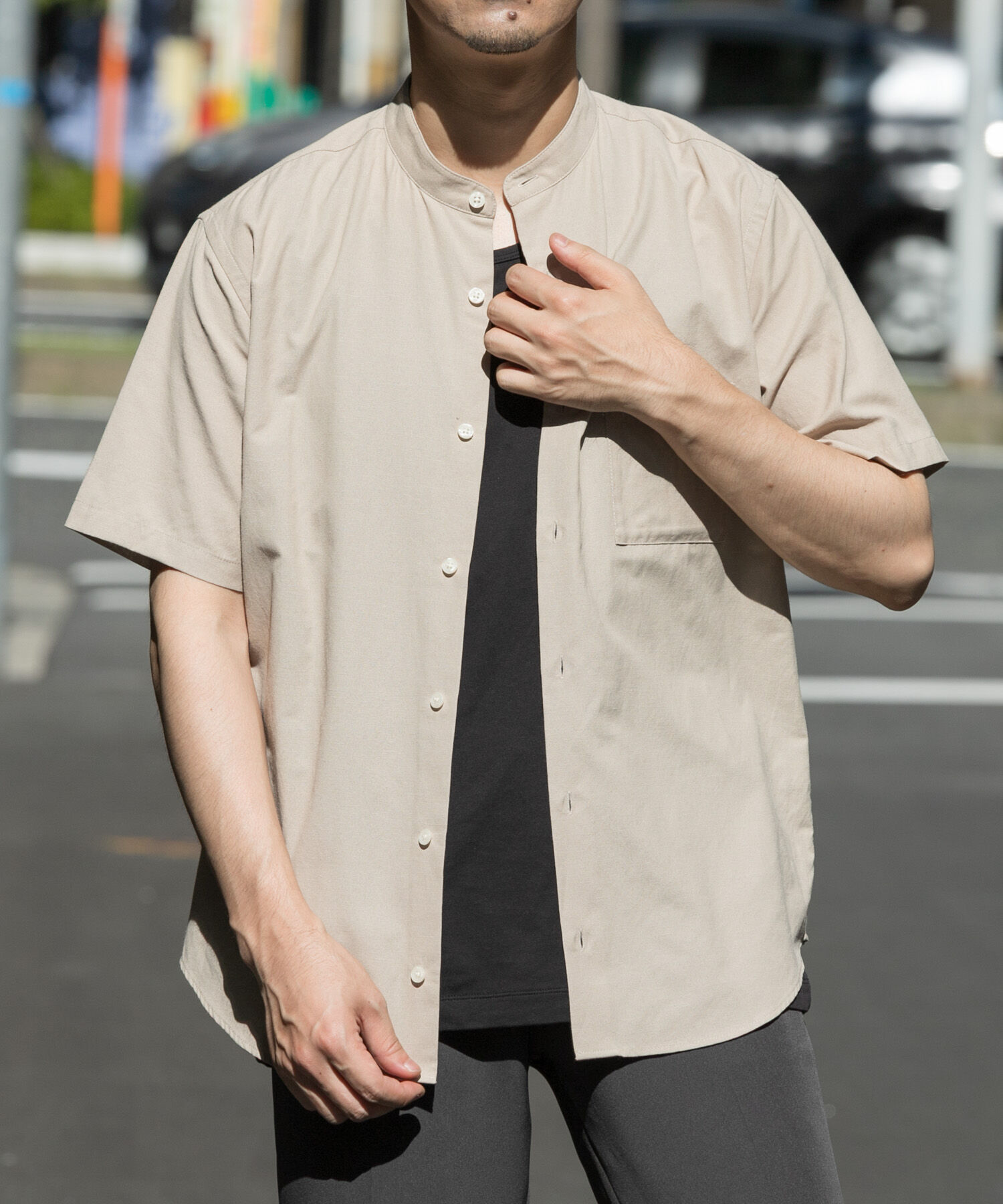 URBAN RESEARCH ROSSO「『WEB限定』『ｲｰｼﾞｰｹｱ / XLｻｲｽﾞあり』ﾊｲﾊﾟﾌｫｰﾏﾝｽﾘ  」|シャツ・ブラウス|ベージュ