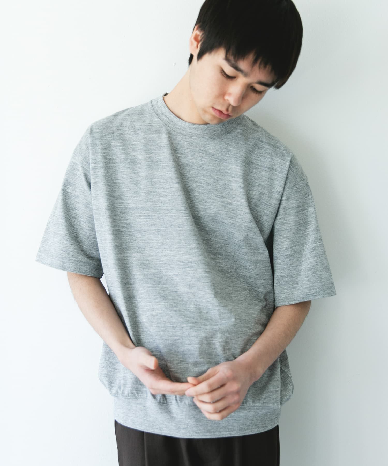 URBAN RESEARCH DOORS「『吸水速乾/防ｼﾜ/抗ﾋﾟﾘﾝｸﾞ/UVｶｯﾄ/ｲｰｼﾞｰｹｱ』DRYMIX ｸﾙｰ」|Tシャツ・カットソー|