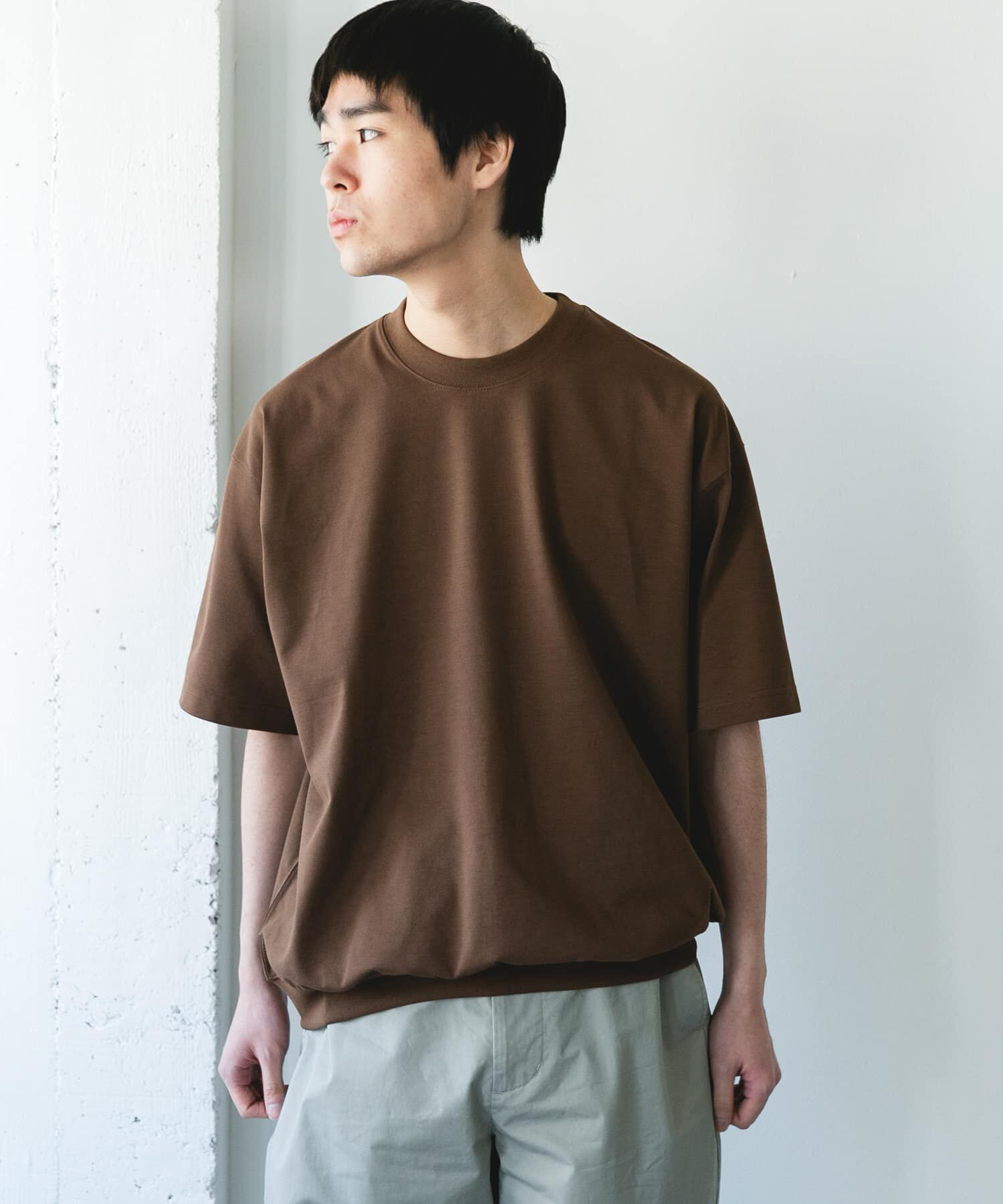 URBAN RESEARCH DOORS「『吸水速乾/防ｼﾜ/抗ﾋﾟﾘﾝｸﾞ/UVｶｯﾄ/ｲｰｼﾞｰｹｱ』DRYMIX ｸﾙｰ」|Tシャツ・カットソー|