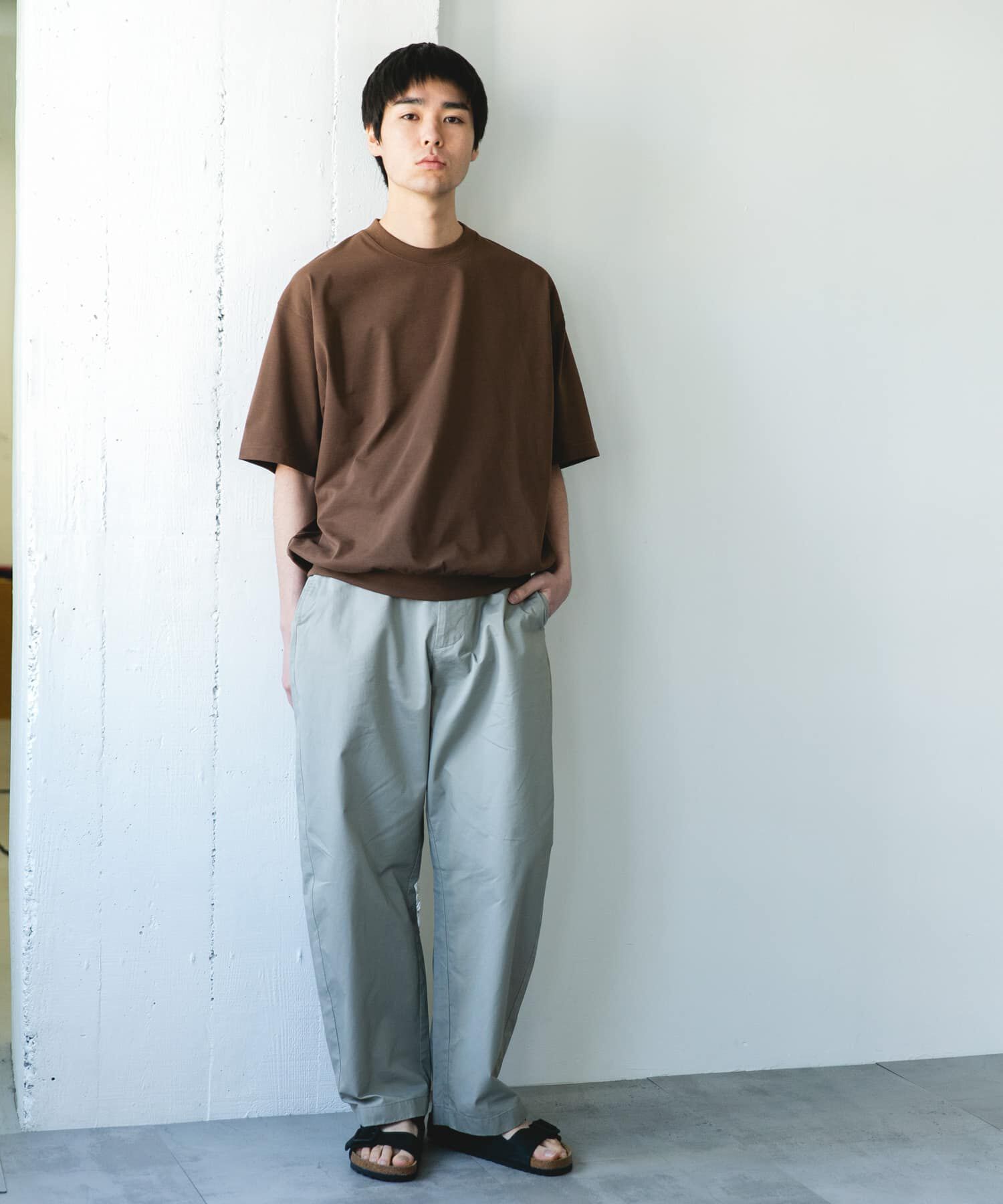 URBAN RESEARCH DOORS「『吸水速乾/防ｼﾜ/抗ﾋﾟﾘﾝｸﾞ/UVｶｯﾄ/ｲｰｼﾞｰｹｱ』DRYMIX ｸﾙｰ」|Tシャツ・カットソー|