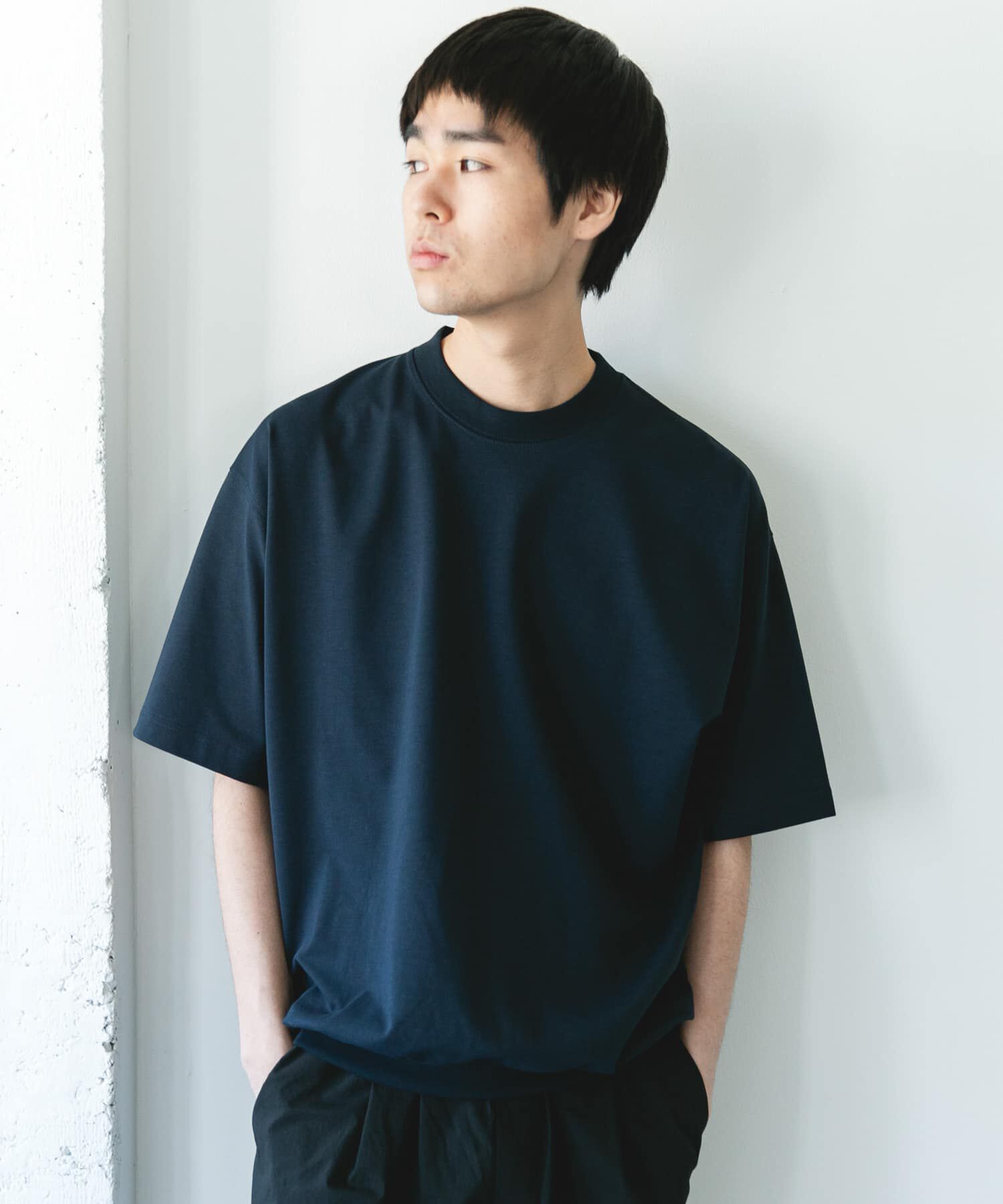 URBAN RESEARCH DOORS「『吸水速乾/防ｼﾜ/抗ﾋﾟﾘﾝｸﾞ/UVｶｯﾄ/ｲｰｼﾞｰｹｱ』DRYMIX ｸﾙｰ」|Tシャツ・カットソー|