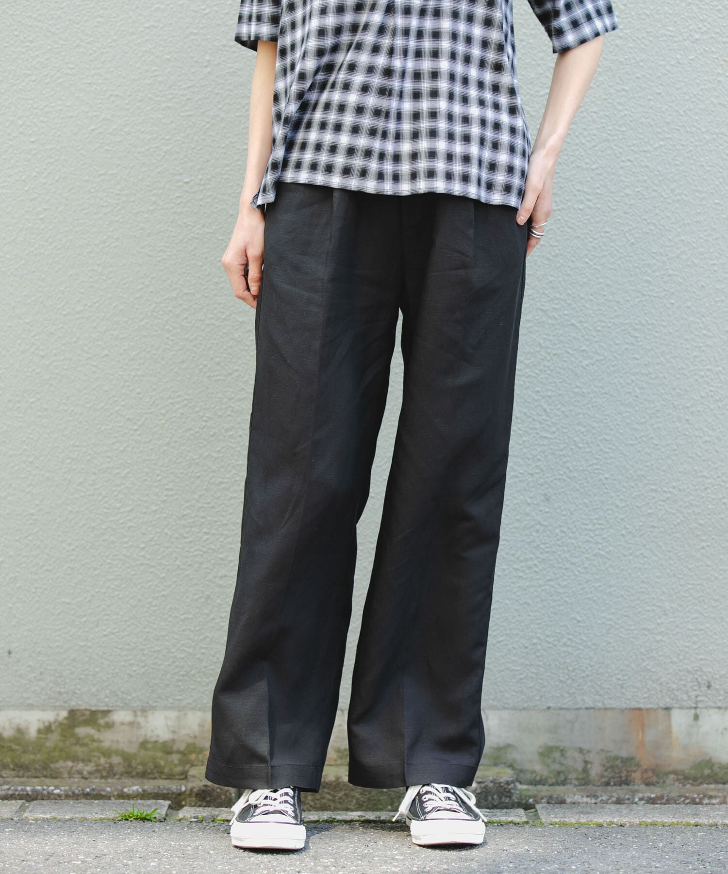 URBAN RESEARCH DOORS「FORK&SPOON　リネン混イージーパンツ」|その他|