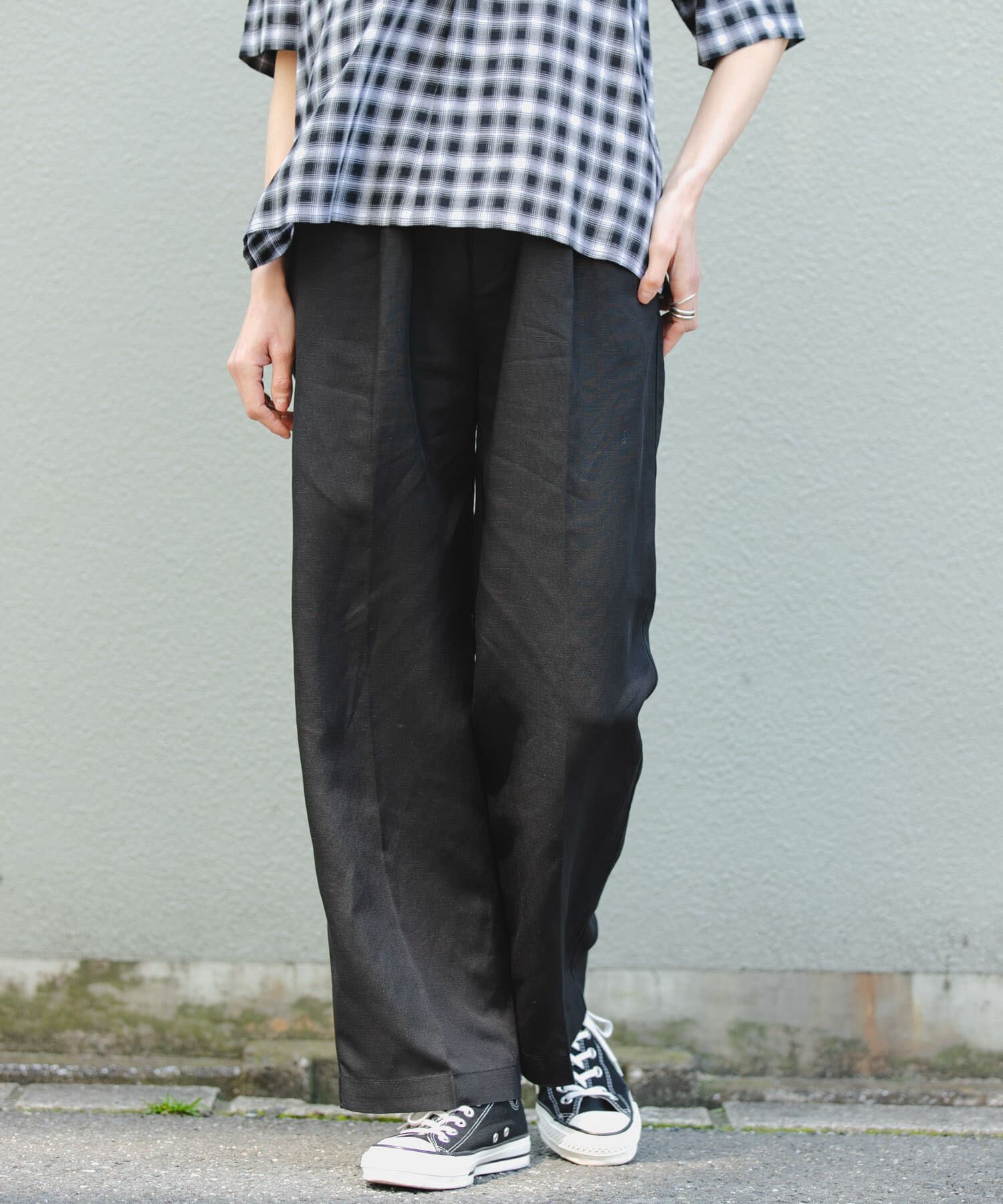 URBAN RESEARCH DOORS「FORK&SPOON　リネン混イージーパンツ」|その他|