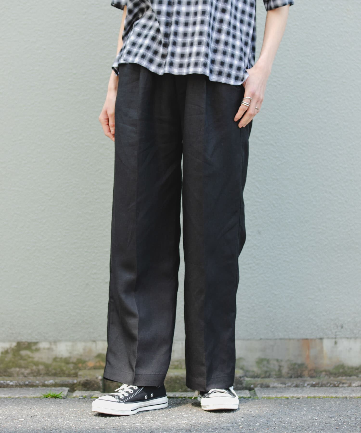 URBAN RESEARCH DOORS「FORK&SPOON　リネン混イージーパンツ」|その他|