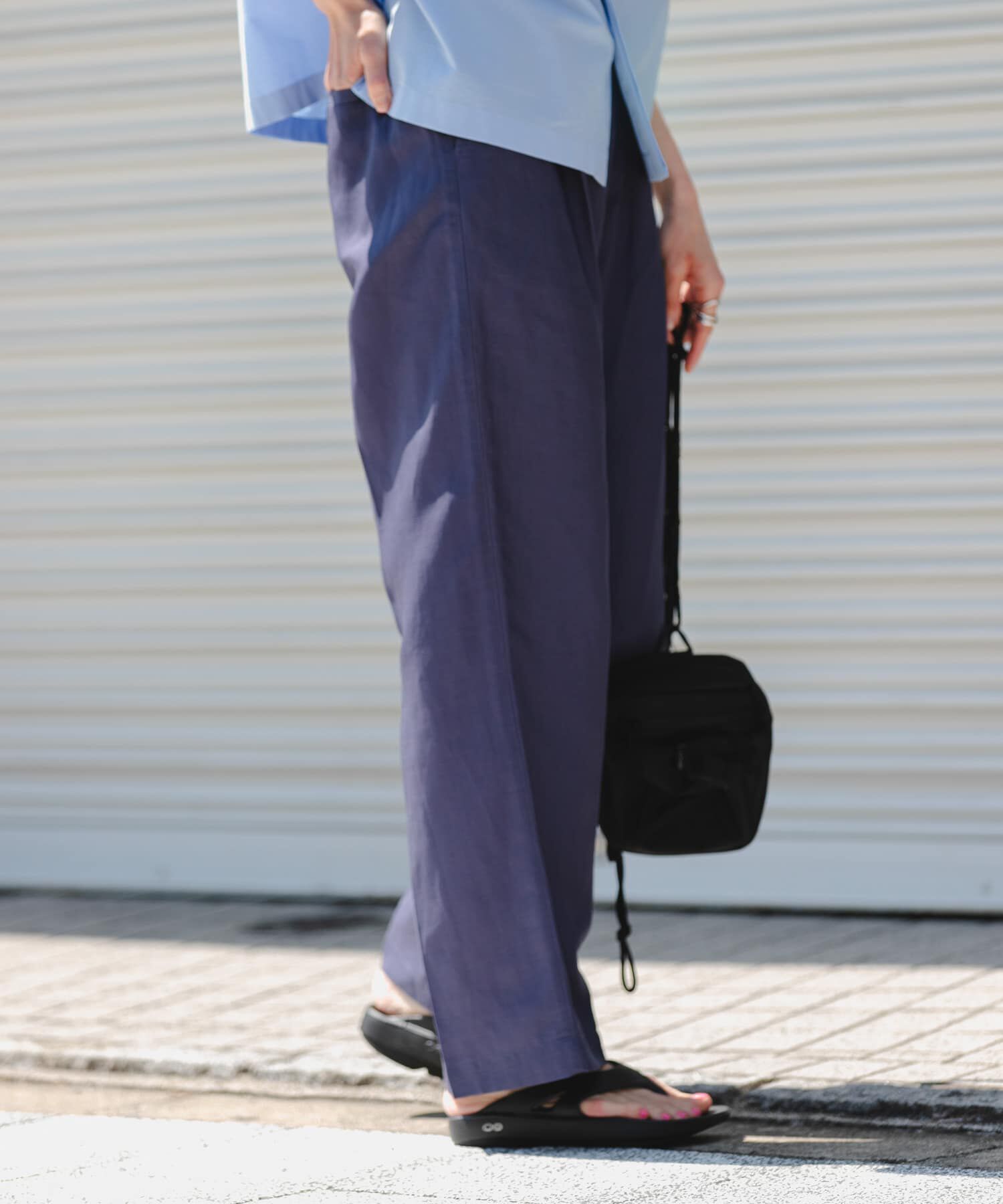 URBAN RESEARCH DOORS「FORK&SPOON　リネン混イージーパンツ」|その他|
