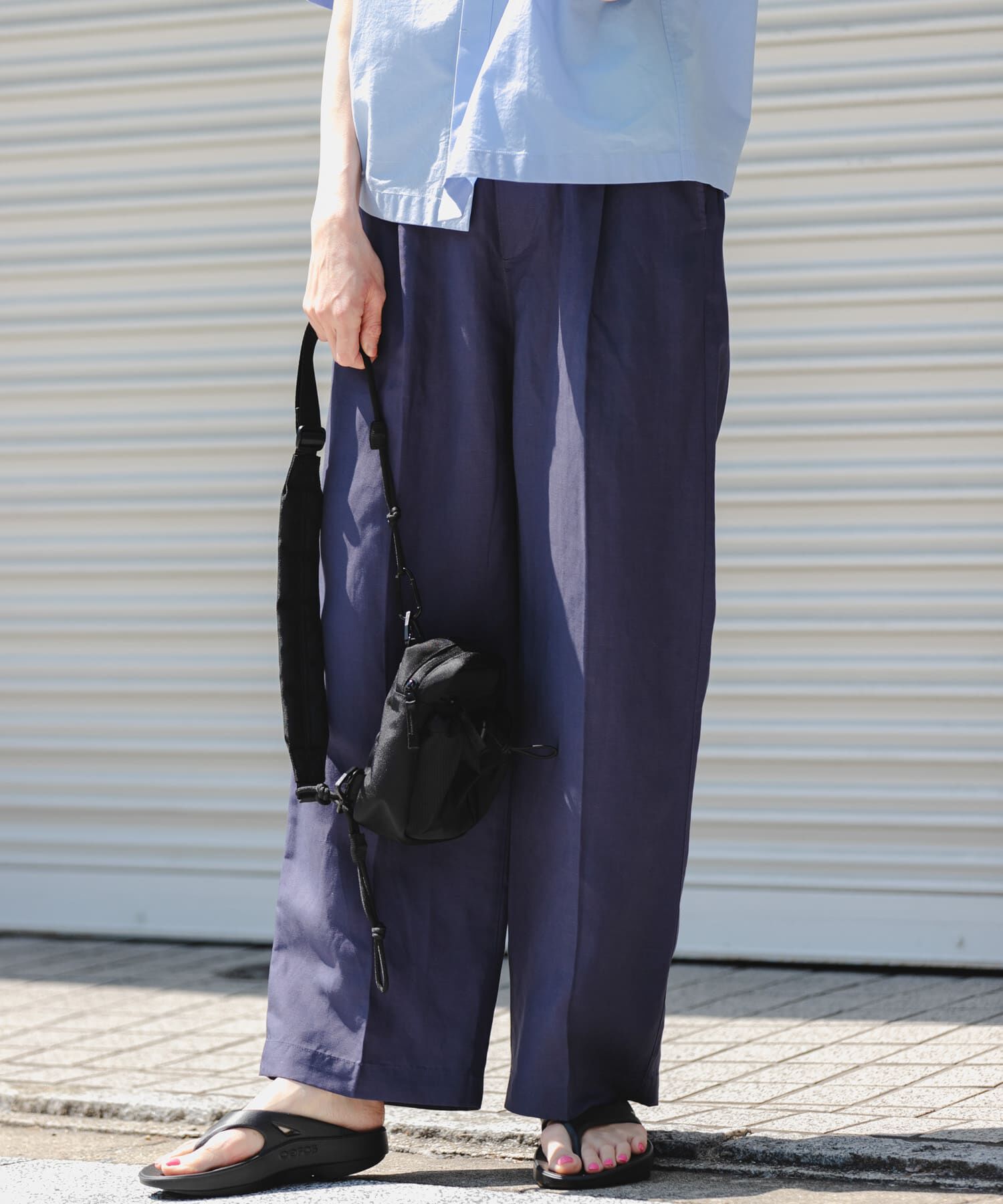 URBAN RESEARCH DOORS「FORK&SPOON　リネン混イージーパンツ」|その他|