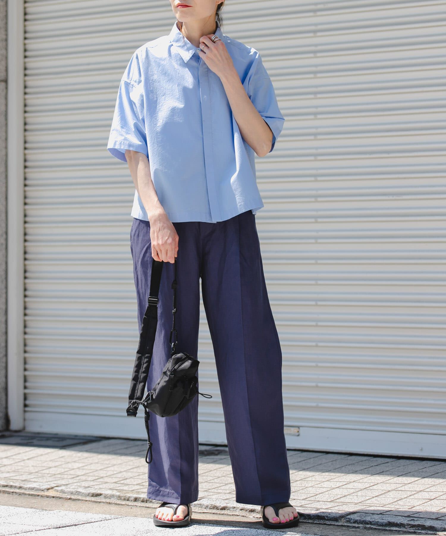 URBAN RESEARCH DOORS「FORK&SPOON　リネン混イージーパンツ」|その他|