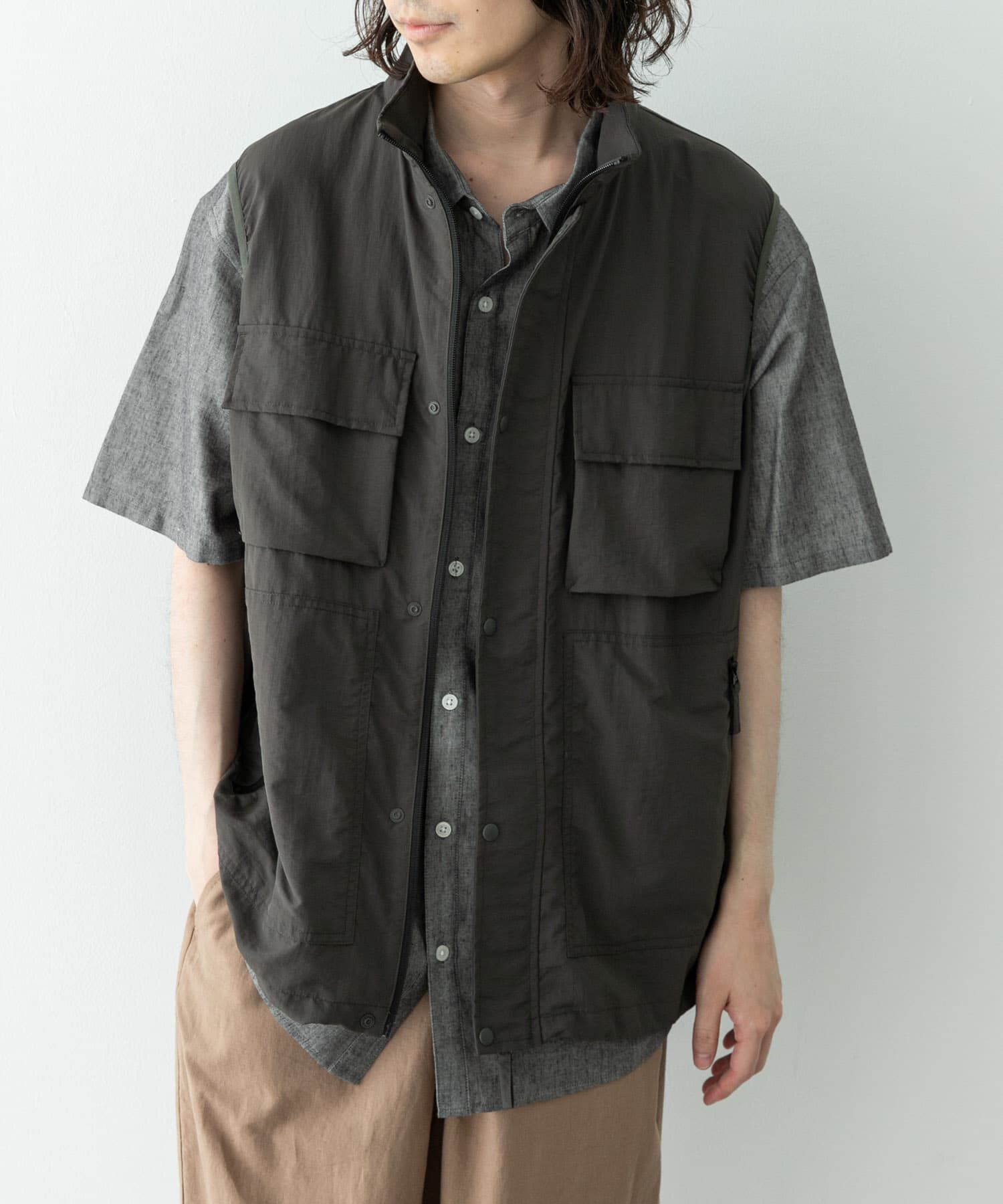 Sonny Label 「COOLING FAN STAND VEST」|ダウンベスト・ベスト|