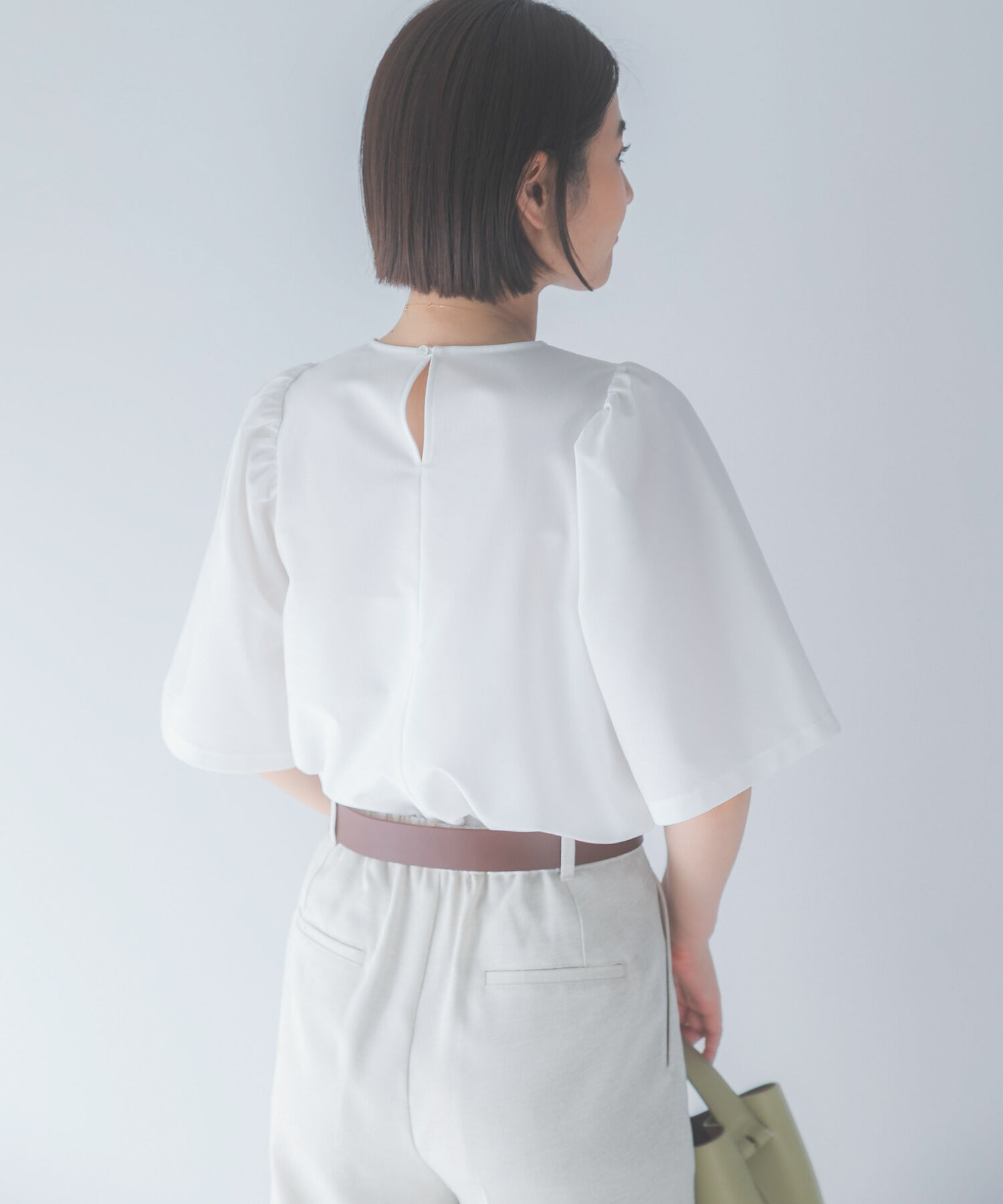 URBAN RESEARCH ROSSO「吸水速乾フレアスリーブカットソー」|Tシャツ・カットソー|