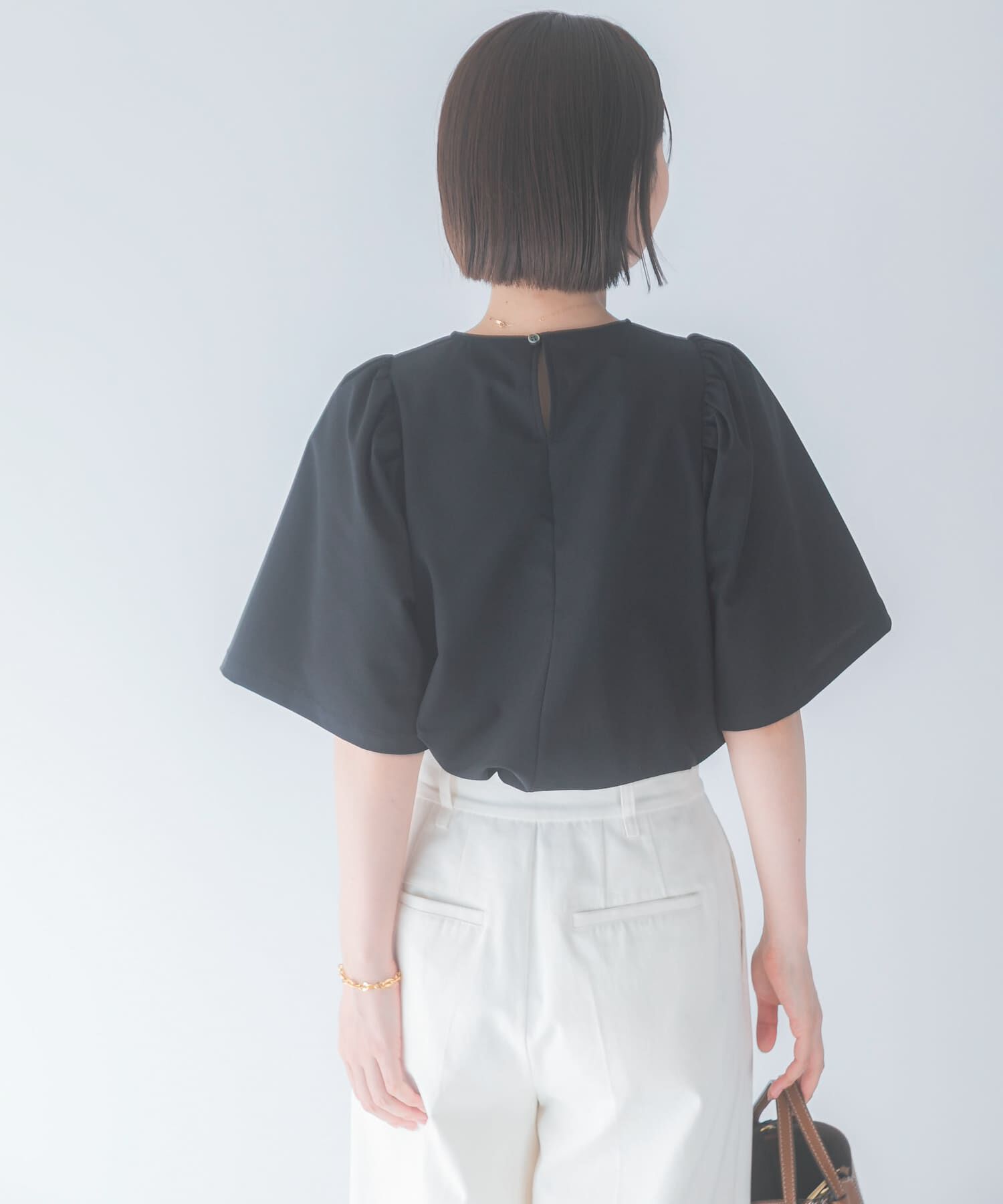 URBAN RESEARCH ROSSO「吸水速乾フレアスリーブカットソー」|Tシャツ・カットソー|