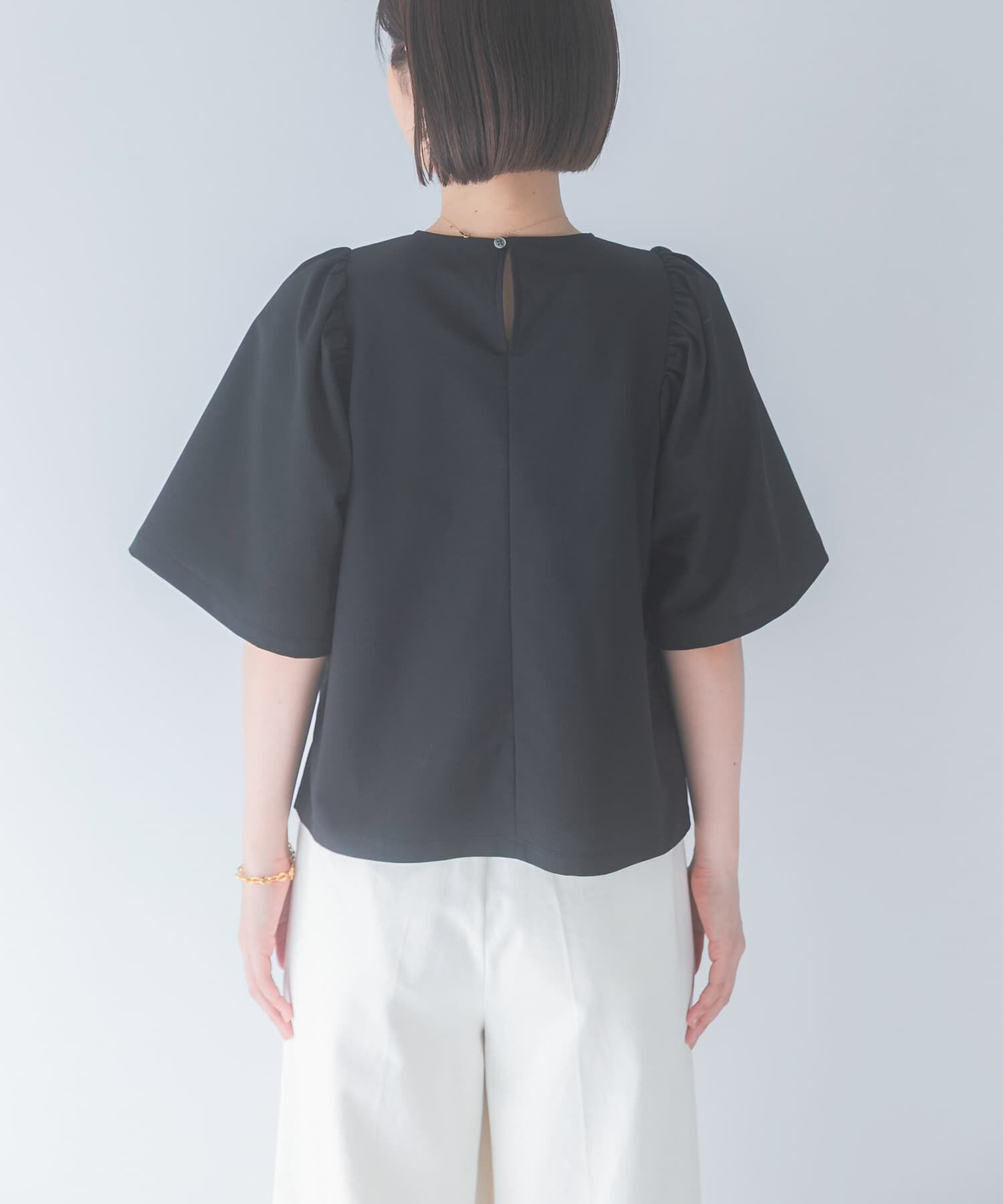 URBAN RESEARCH ROSSO「吸水速乾フレアスリーブカットソー」|Tシャツ・カットソー|