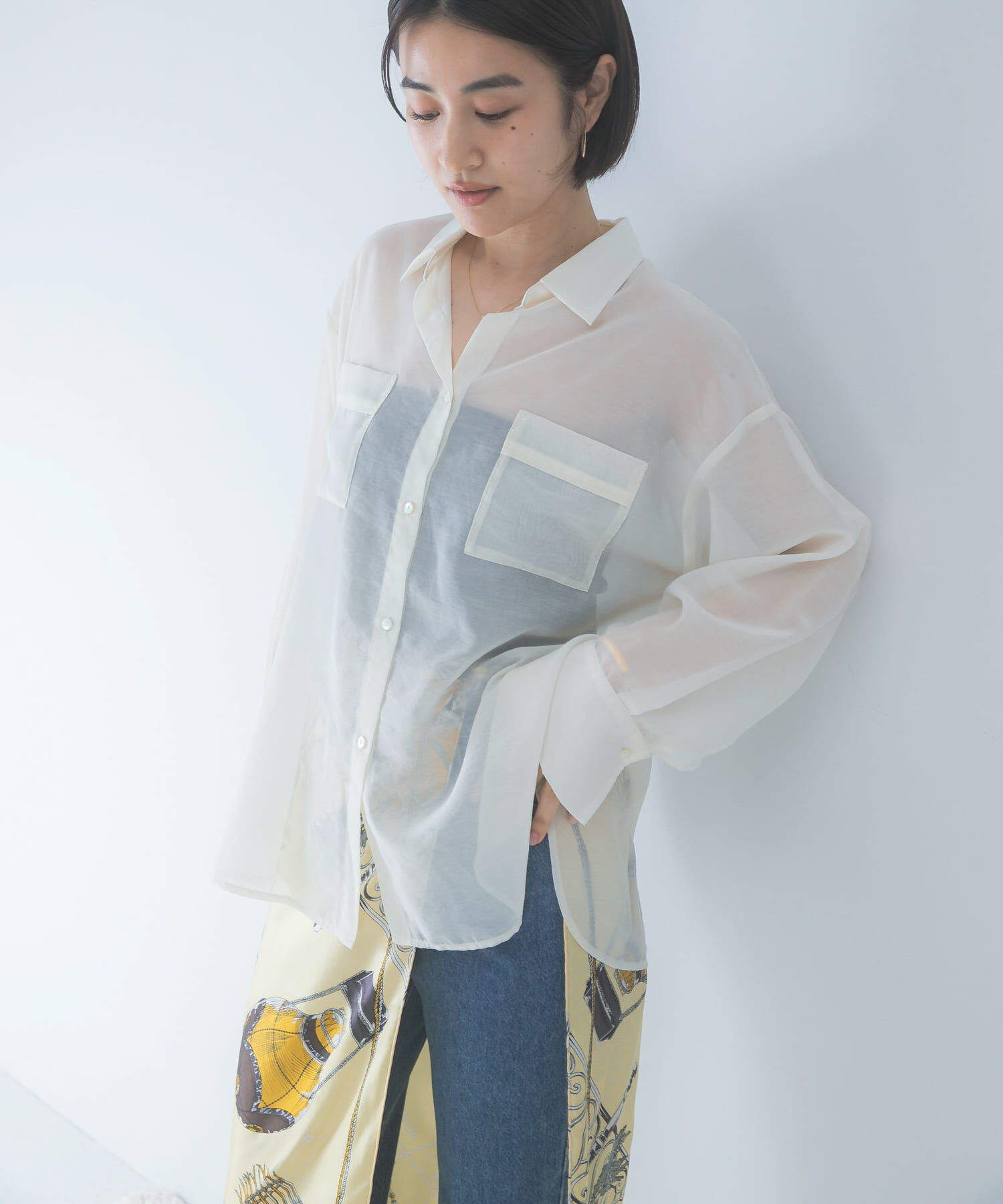 URBAN RESEARCH ROSSO「シアースキッパーシャツ」|シャツ・ブラウス|