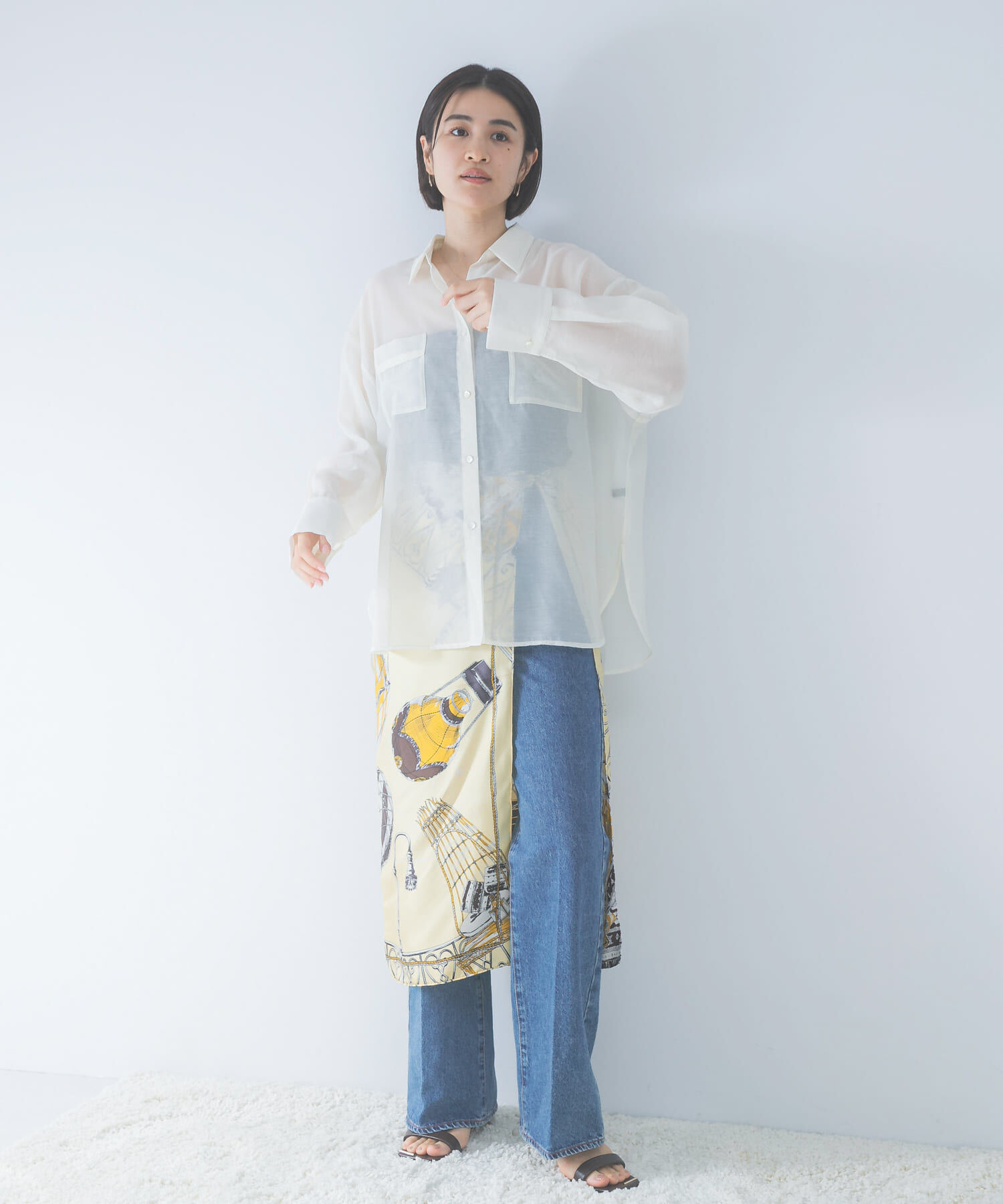 URBAN RESEARCH ROSSO「シアースキッパーシャツ」|シャツ・ブラウス|