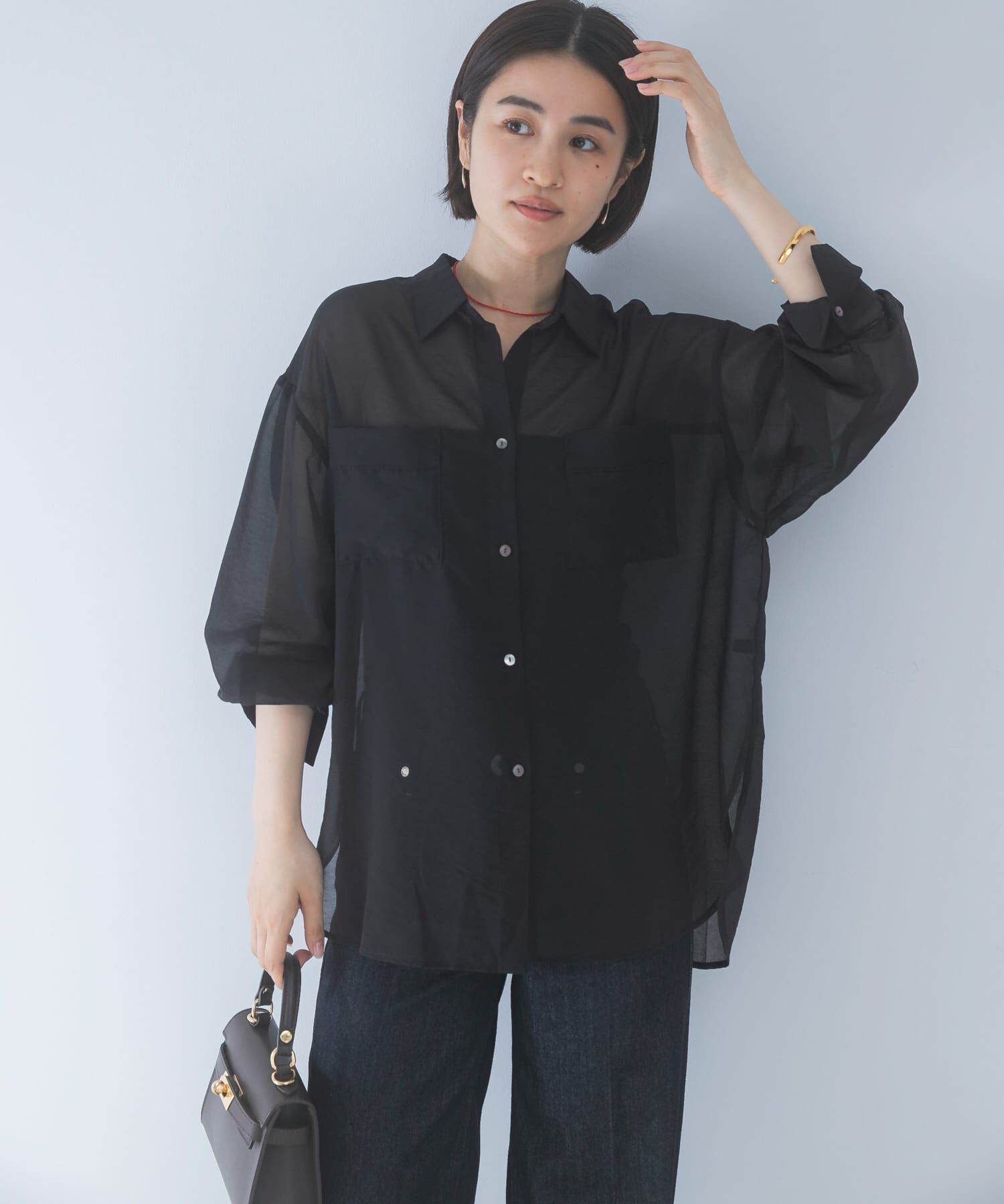URBAN RESEARCH ROSSO「シアースキッパーシャツ」|シャツ・ブラウス|