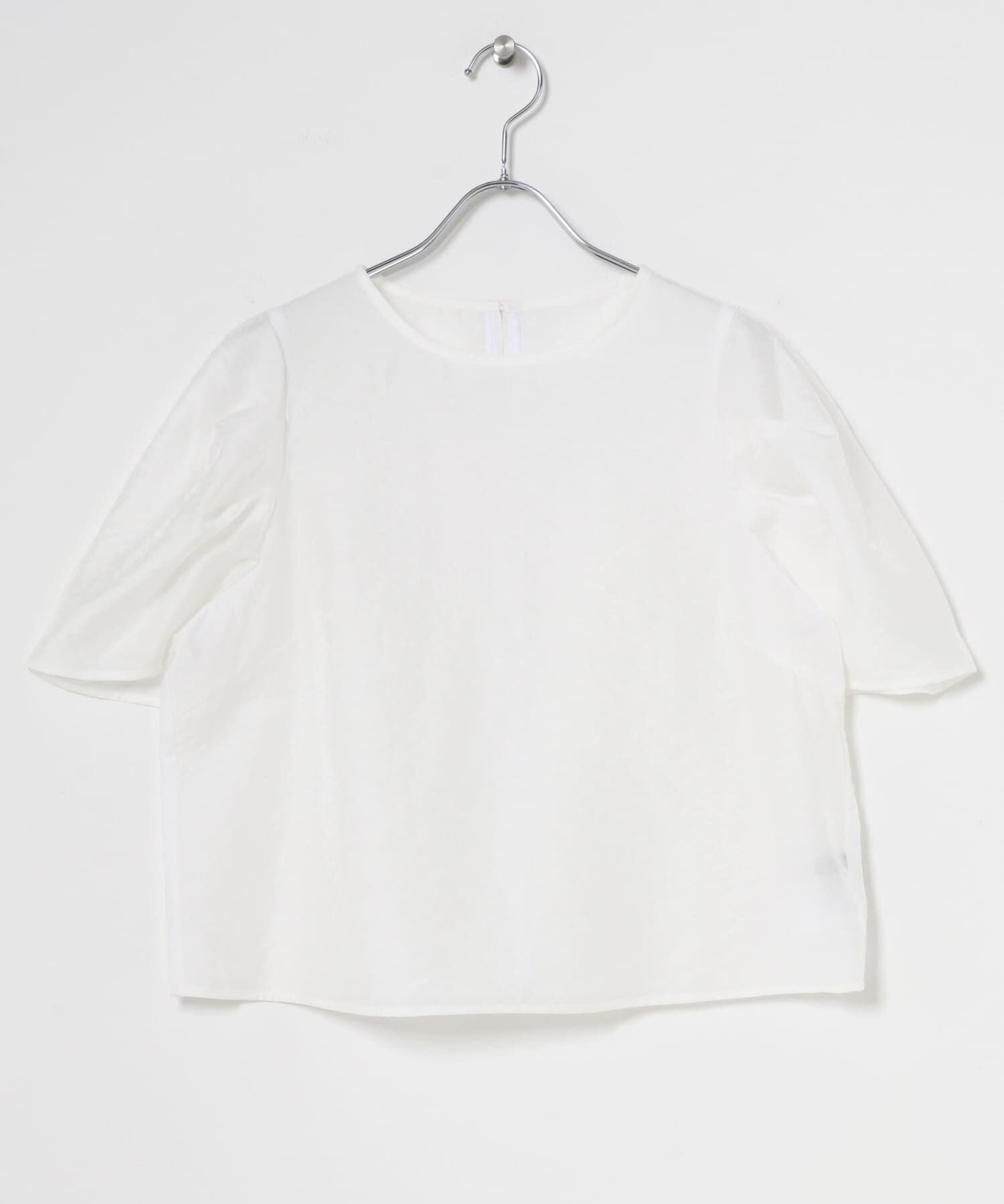 URBAN RESEARCH ROSSO「『WEB限定』フォルムスリーブシアーブラウス」|シャツ・ブラウス|