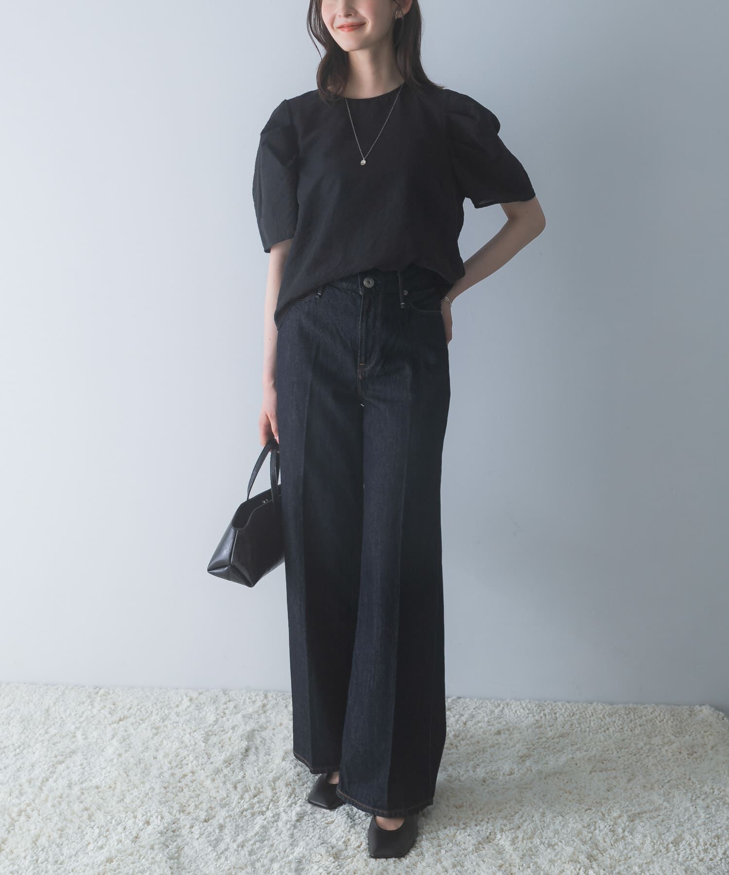 URBAN RESEARCH ROSSO「『WEB限定』フォルムスリーブシアーブラウス」|シャツ・ブラウス|