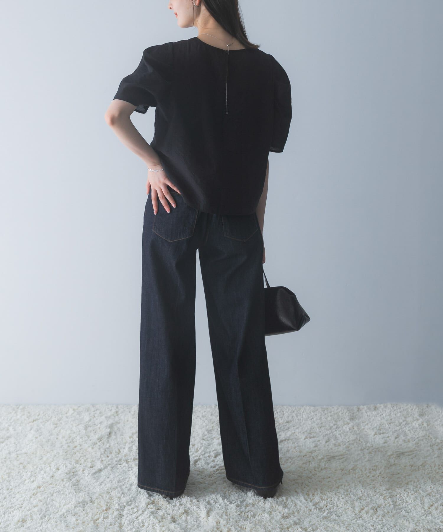 URBAN RESEARCH ROSSO「『WEB限定』フォルムスリーブシアーブラウス」|シャツ・ブラウス|