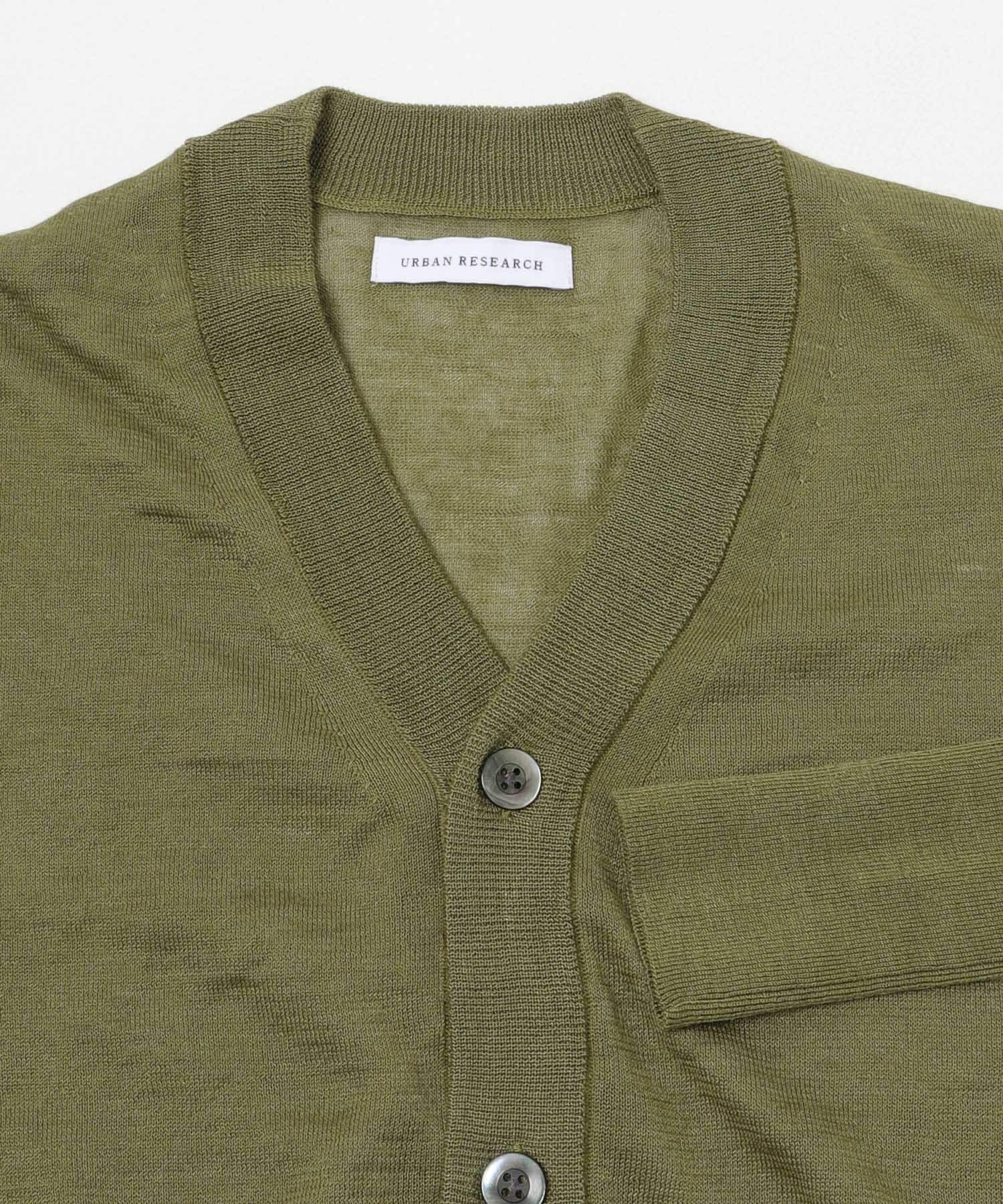 URBAN RESEARCH「RAMIE SHEER CARDIGAN」|ニット・セーター|