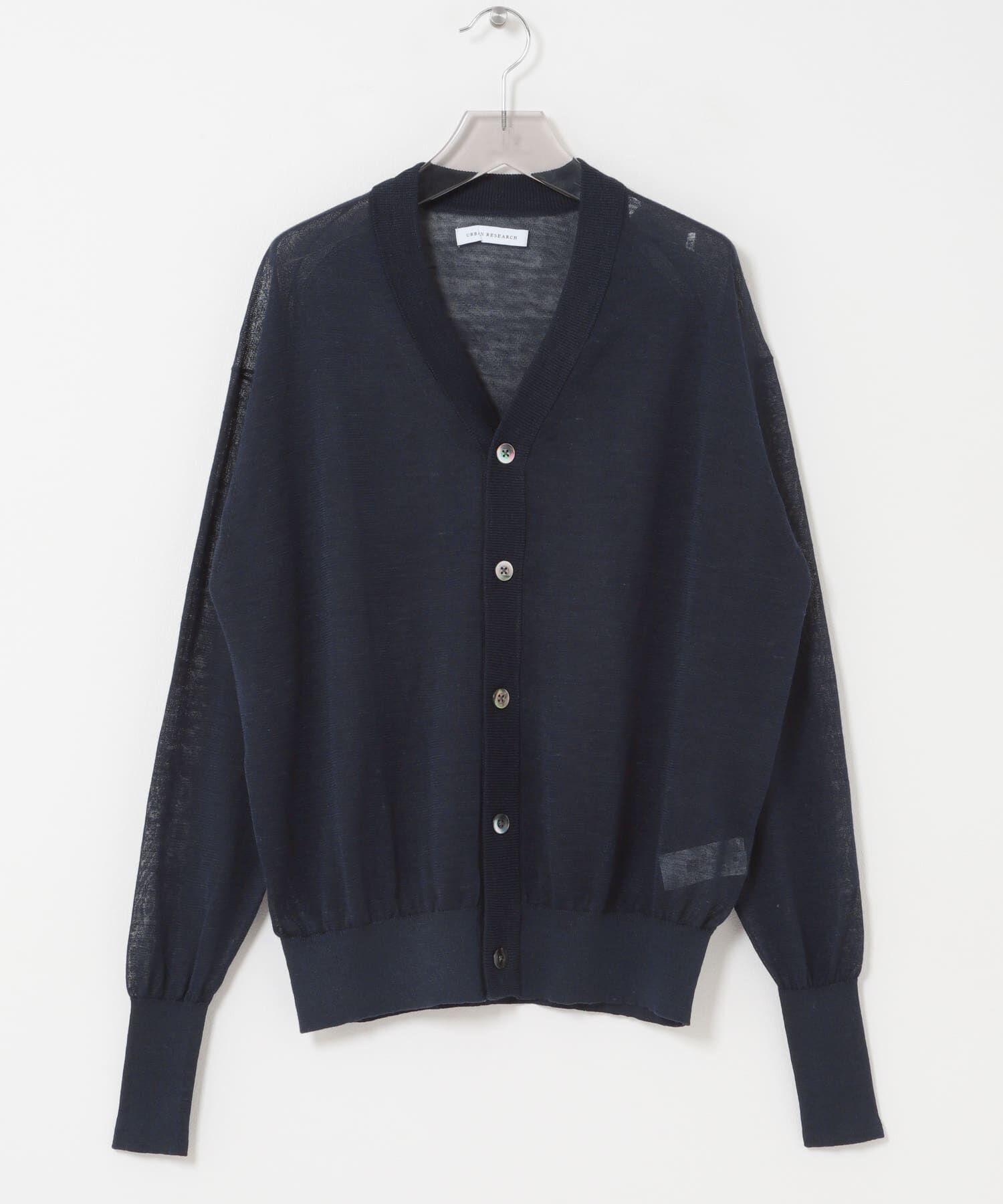 URBAN RESEARCH「RAMIE SHEER CARDIGAN」|ニット・セーター|