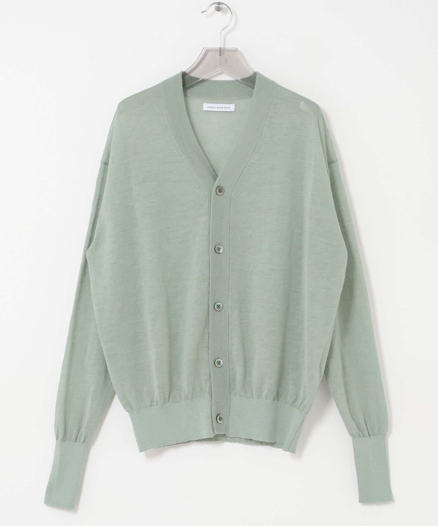 URBAN RESEARCH「RAMIE SHEER CARDIGAN」|ニット・セーター|