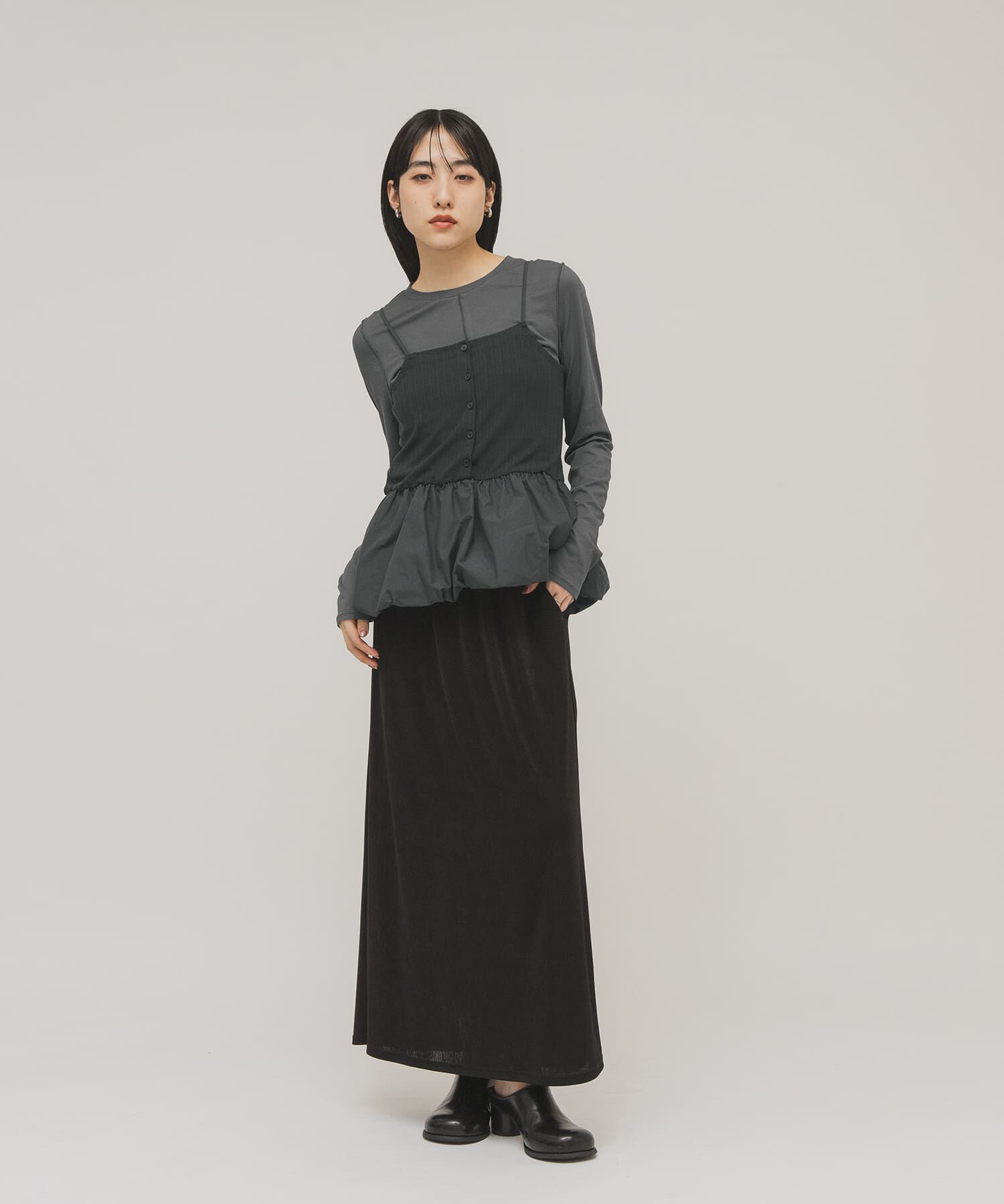  「バルーンビスチェSETトップス」|Tシャツ・カットソー|