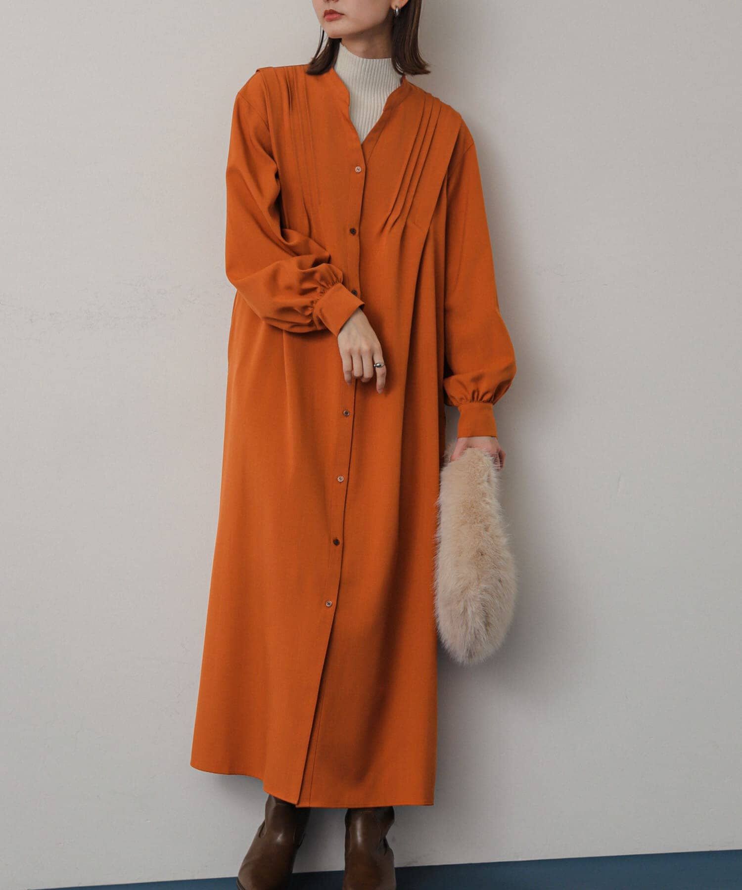 SENSE OF PLACE by URBAN RESEARCH「『Shortサイズあり』タックシャツワンピース」|ワンピース|