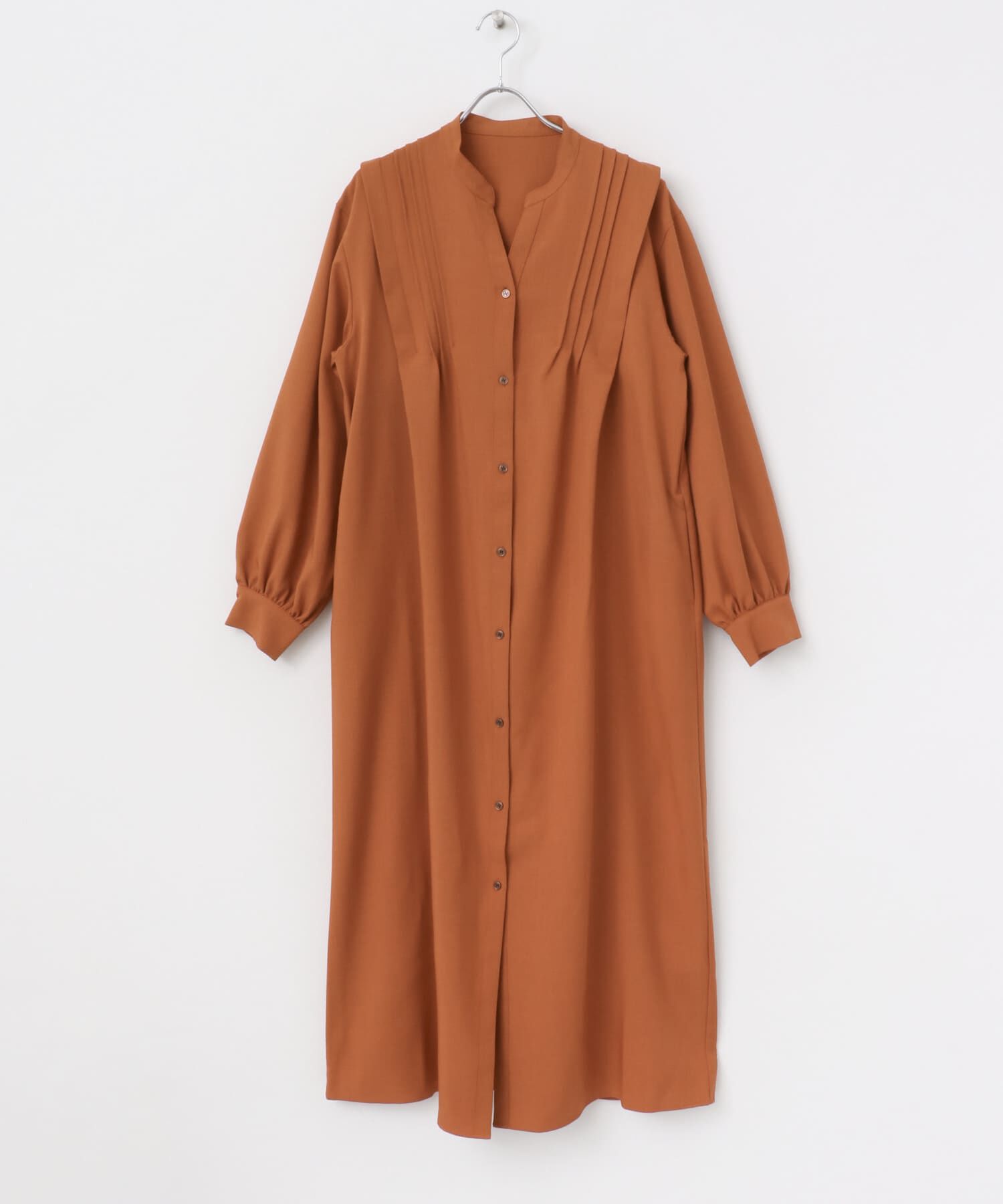 SENSE OF PLACE by URBAN RESEARCH「『Shortサイズあり』タックシャツワンピース」|ワンピース|