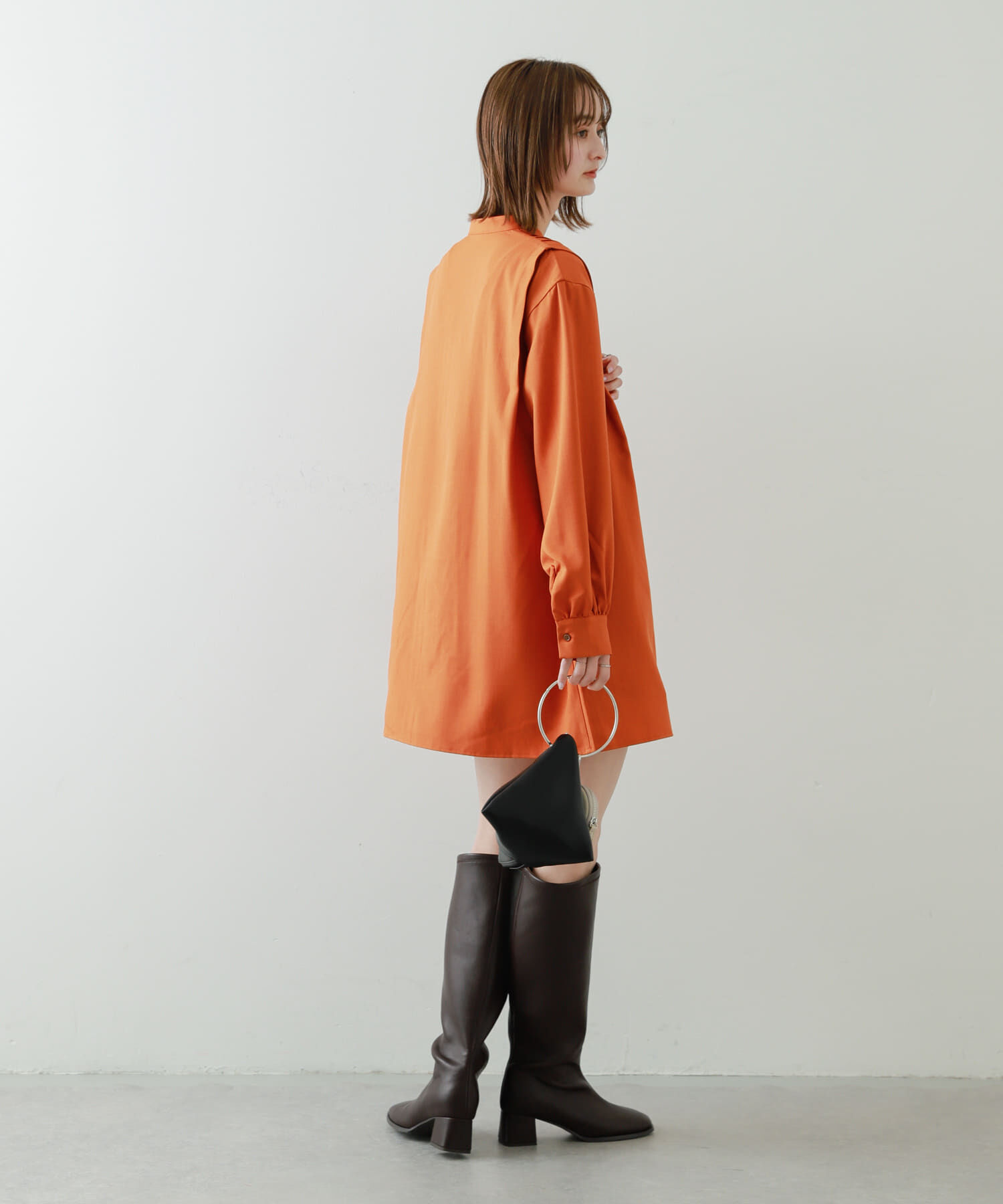 SENSE OF PLACE by URBAN RESEARCH「『Shortサイズあり』タックシャツワンピース」|ワンピース|