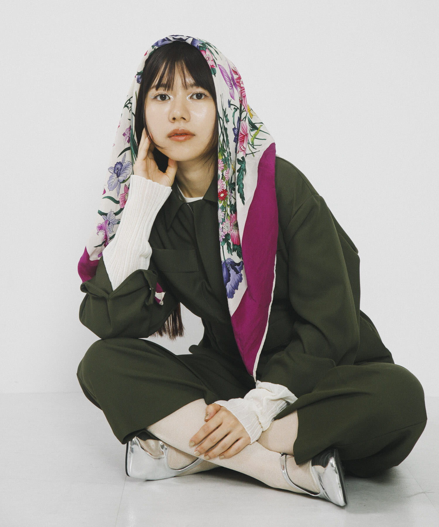 SENSE OF PLACE by URBAN RESEARCH「『別注』さらさ&times;SENSE OF PLACE　ソフトツイルジャンプスーツ」|スカート|
