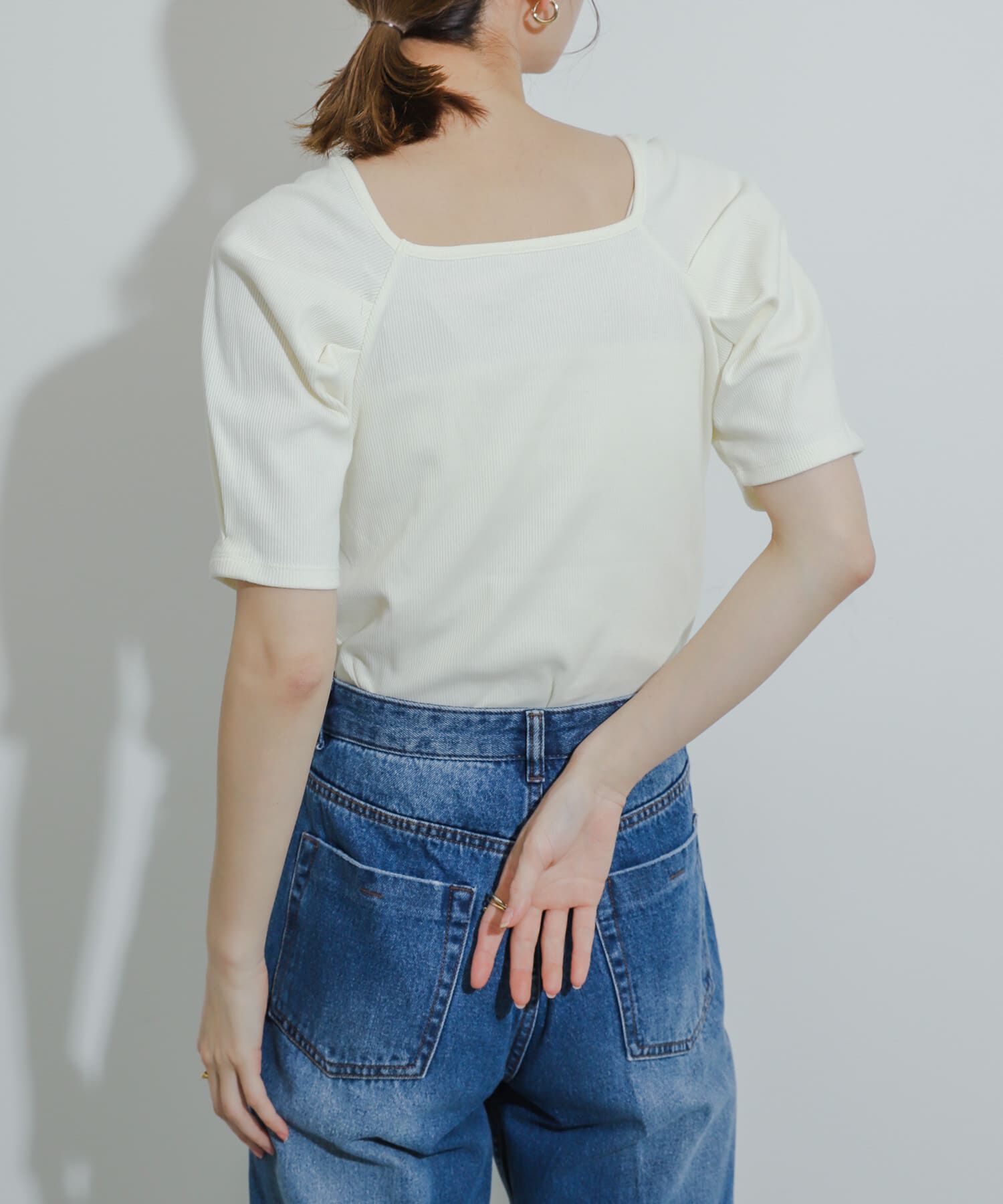 SENSE OF PLACE by URBAN RESEARCH「タックボリュームスリーブカットソー」|Tシャツ・カットソー|