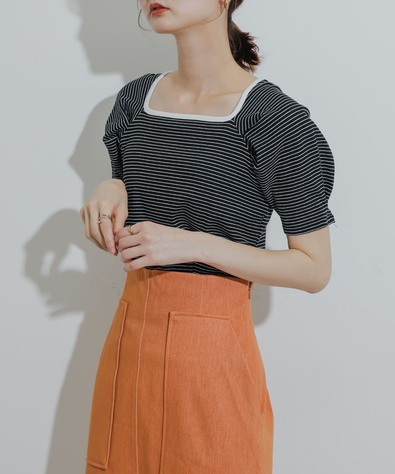 SENSE OF PLACE by URBAN RESEARCH「タックボリュームスリーブカットソー」|Tシャツ・カットソー|