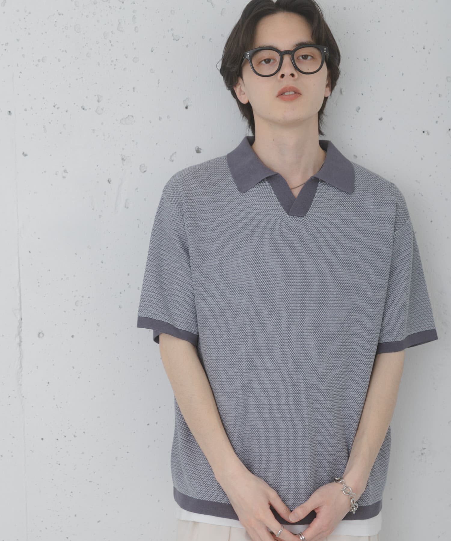 SENSE OF PLACE by URBAN RESEARCH「『洗濯可』ミックススキッパーニット」|ニット・セーター|