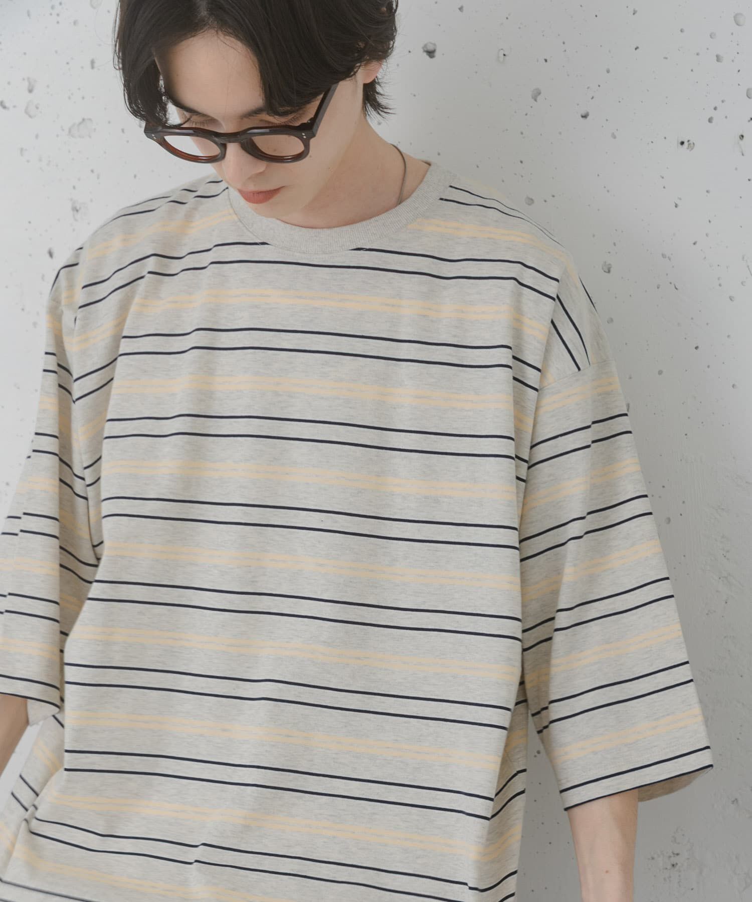 SENSE OF PLACE by URBAN RESEARCH「『ユニセックス』ボーダーエクストラルーズTシャツ」|Tシャツ・カットソー|