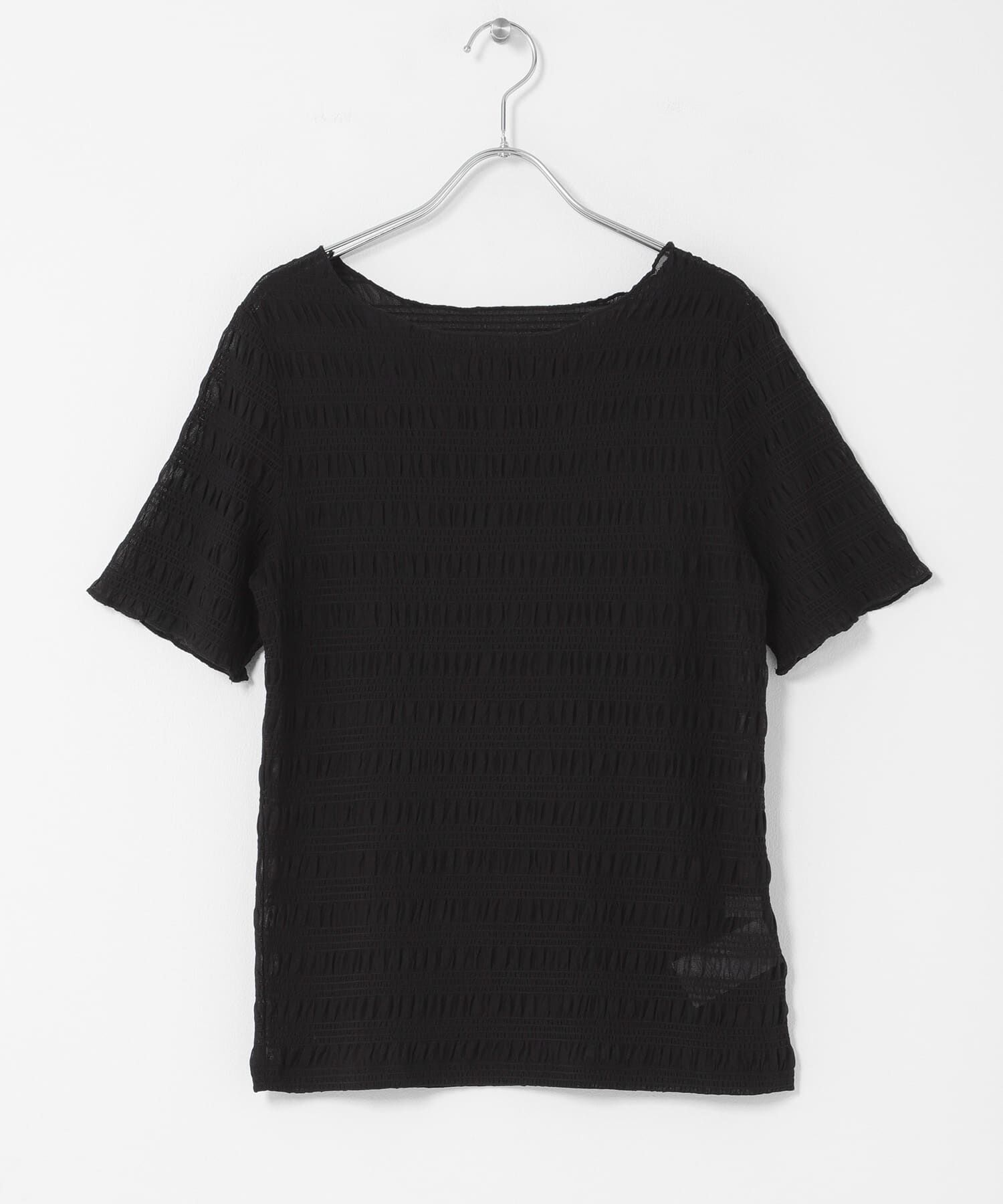 SENSE OF PLACE by URBAN RESEARCH「シャーリングシアートップ(5分袖)」|Tシャツ・カットソー|