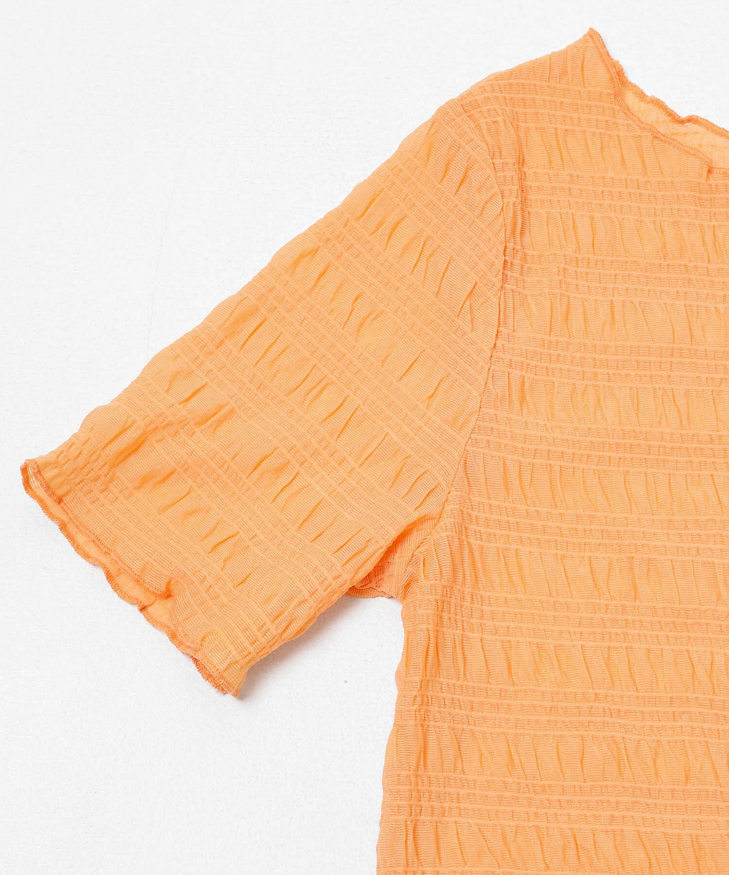 SENSE OF PLACE by URBAN RESEARCH「シャーリングシアートップ(5分袖)」|Tシャツ・カットソー|
